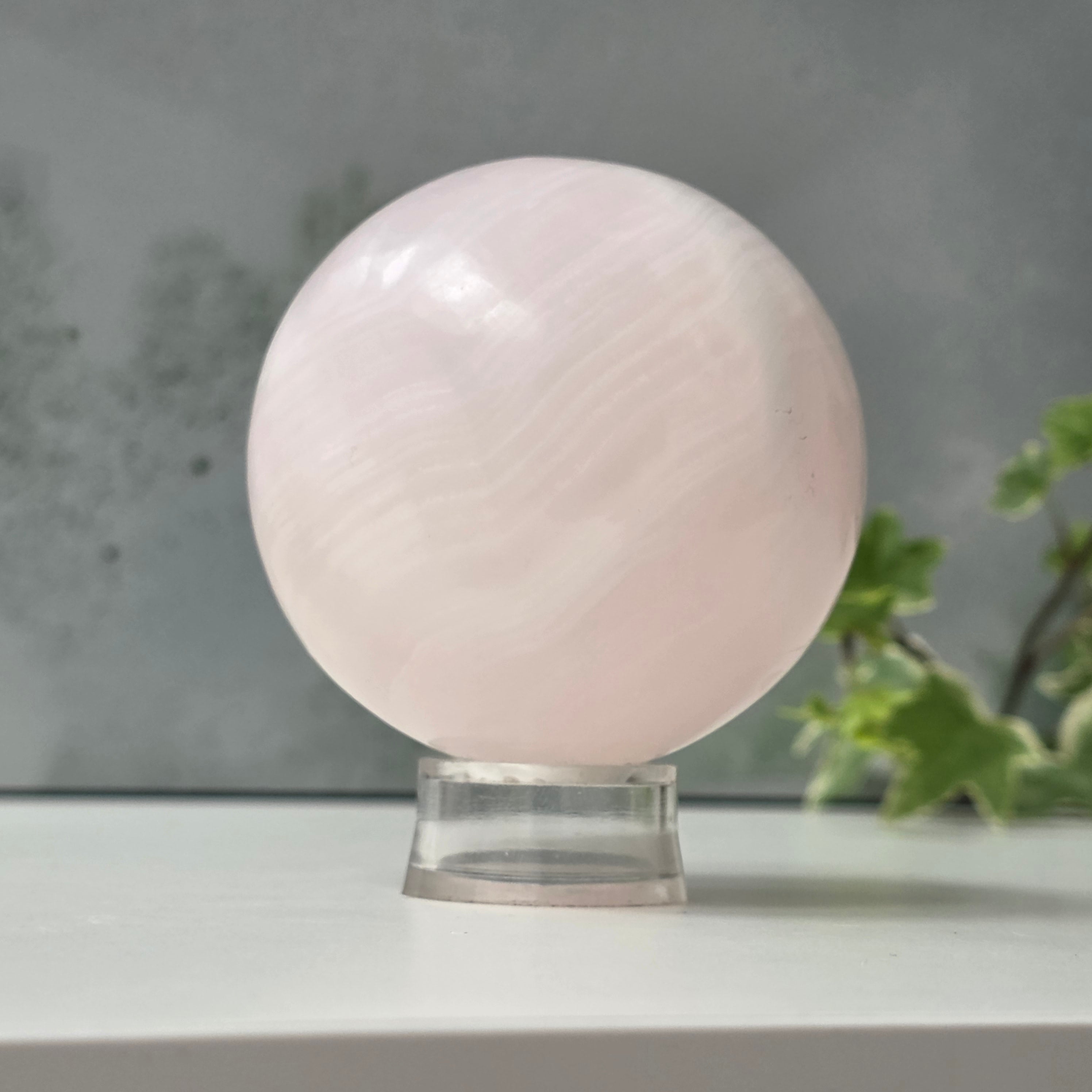 Sfera calcit Mangano din Pakistan model 2