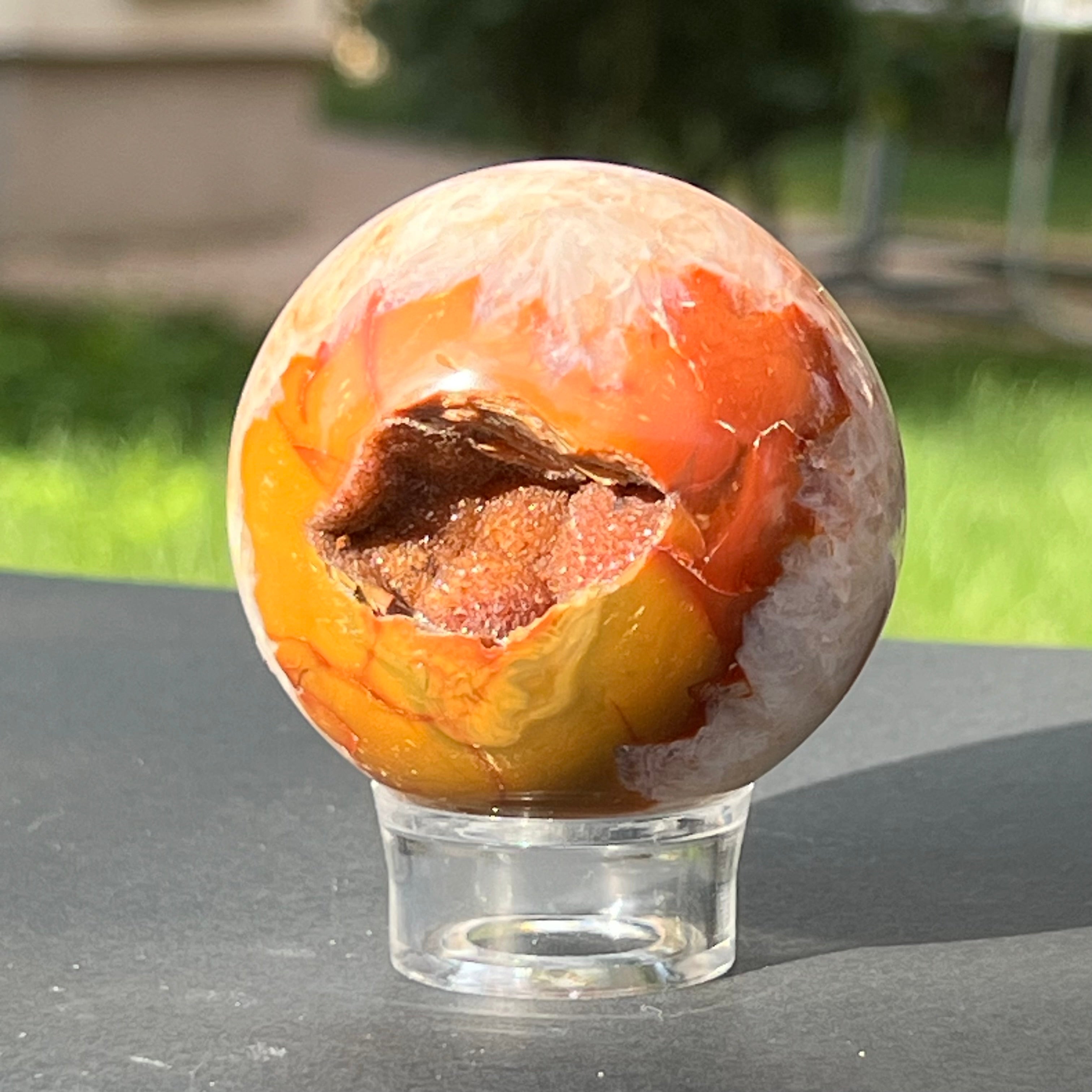 Sfera carneol Madagascar model 3