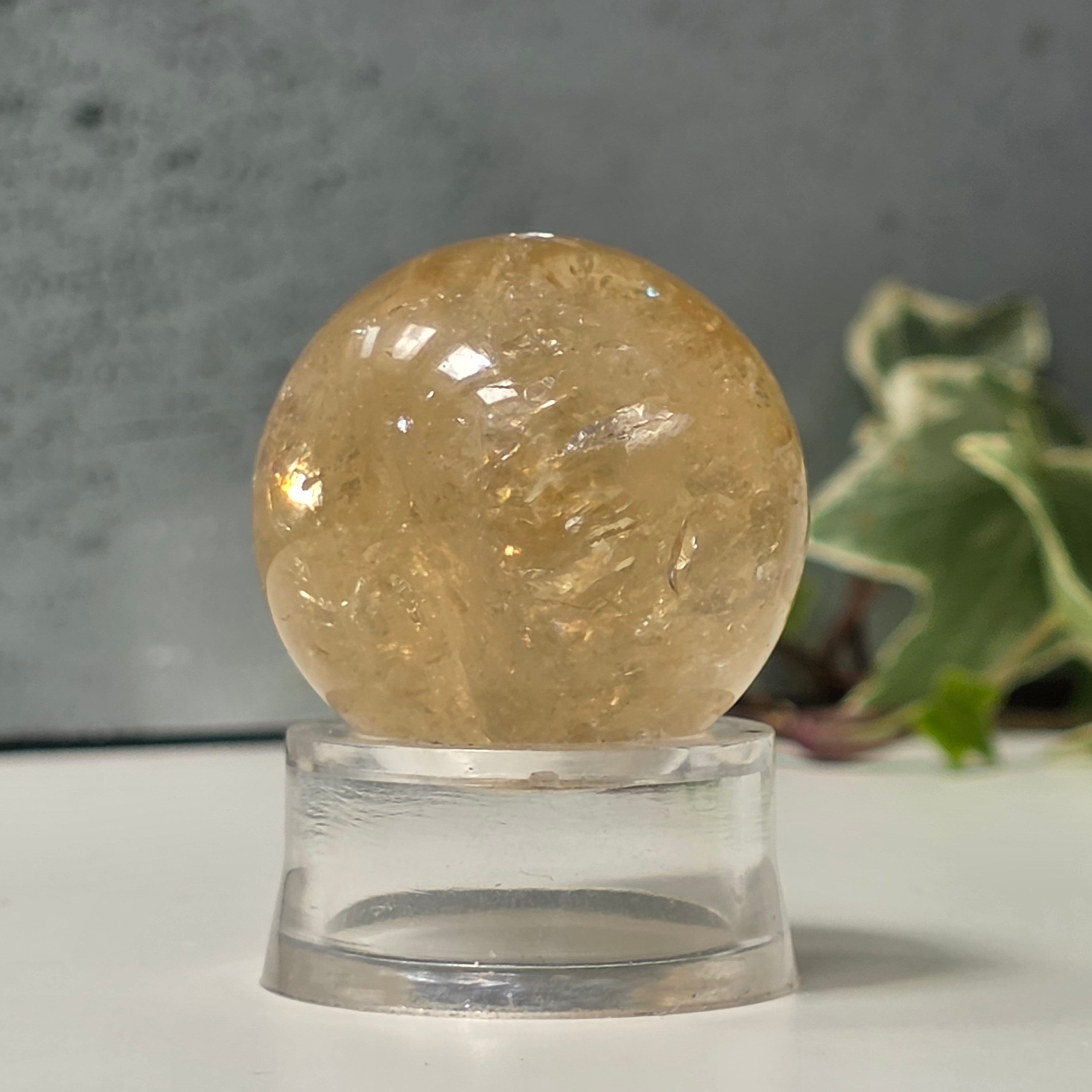 Sfera citrin Brazilia calitate AAA model 1