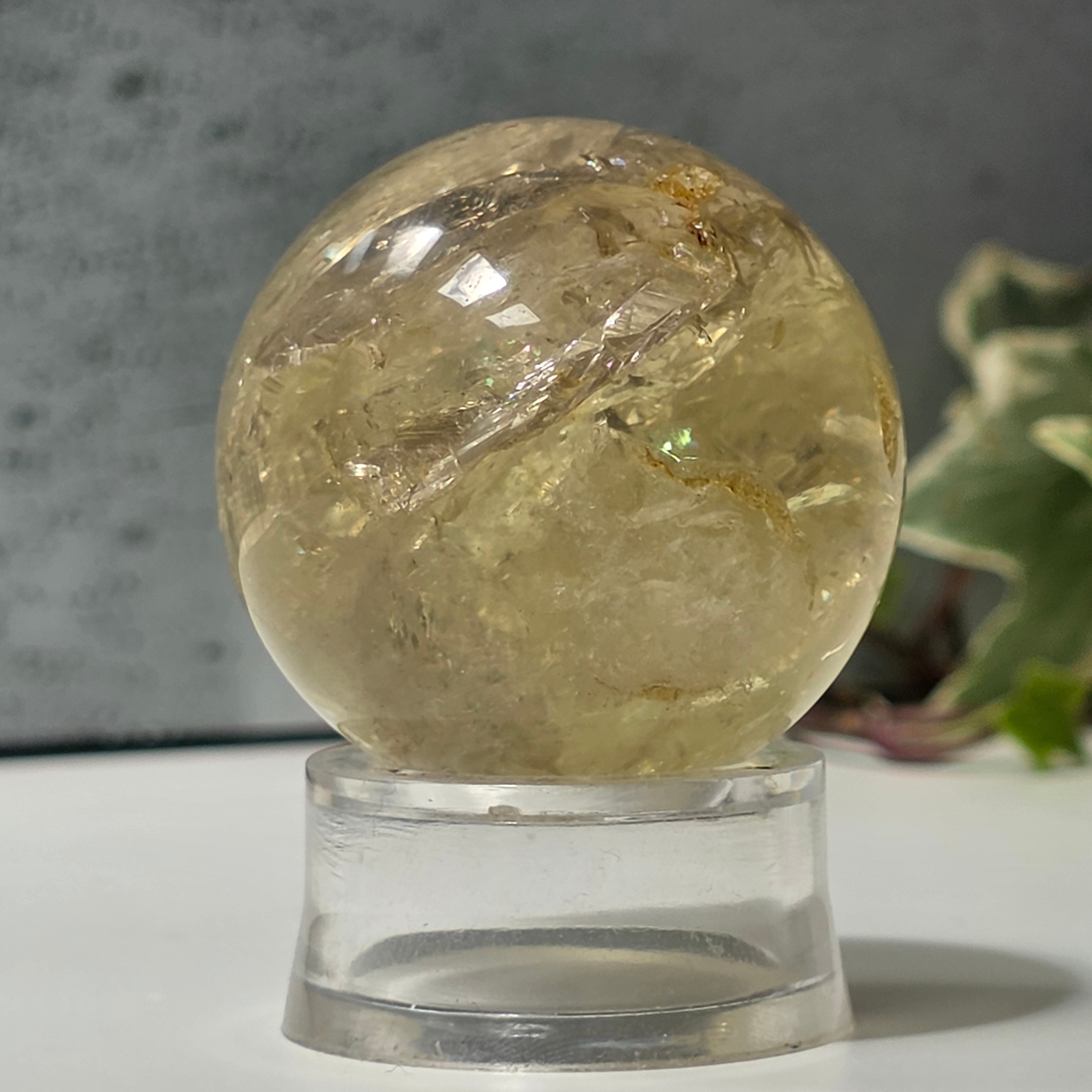 Sfera citrin Brazilia calitate AAA model 3