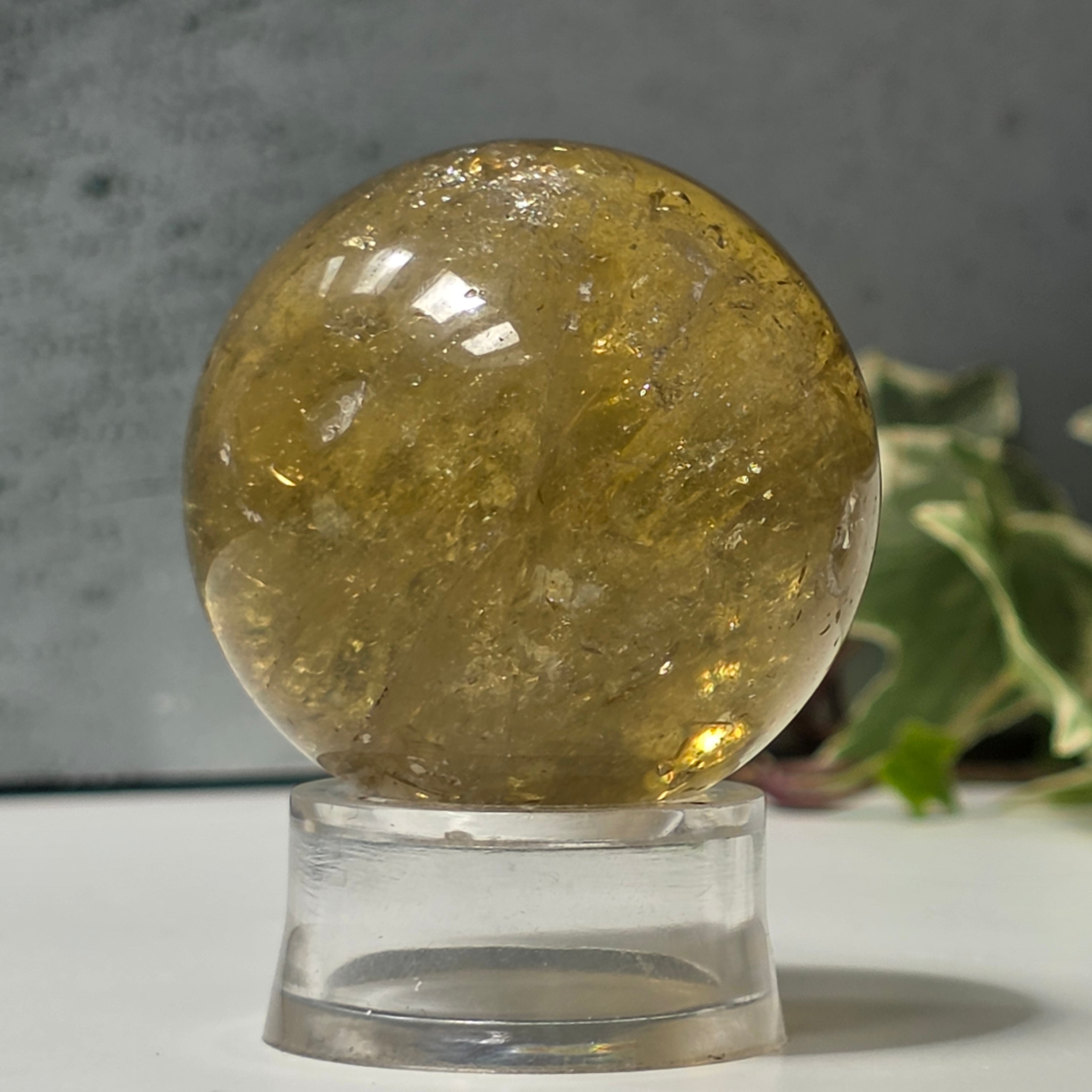 Sfera citrin Brazilia calitate AAA model 5