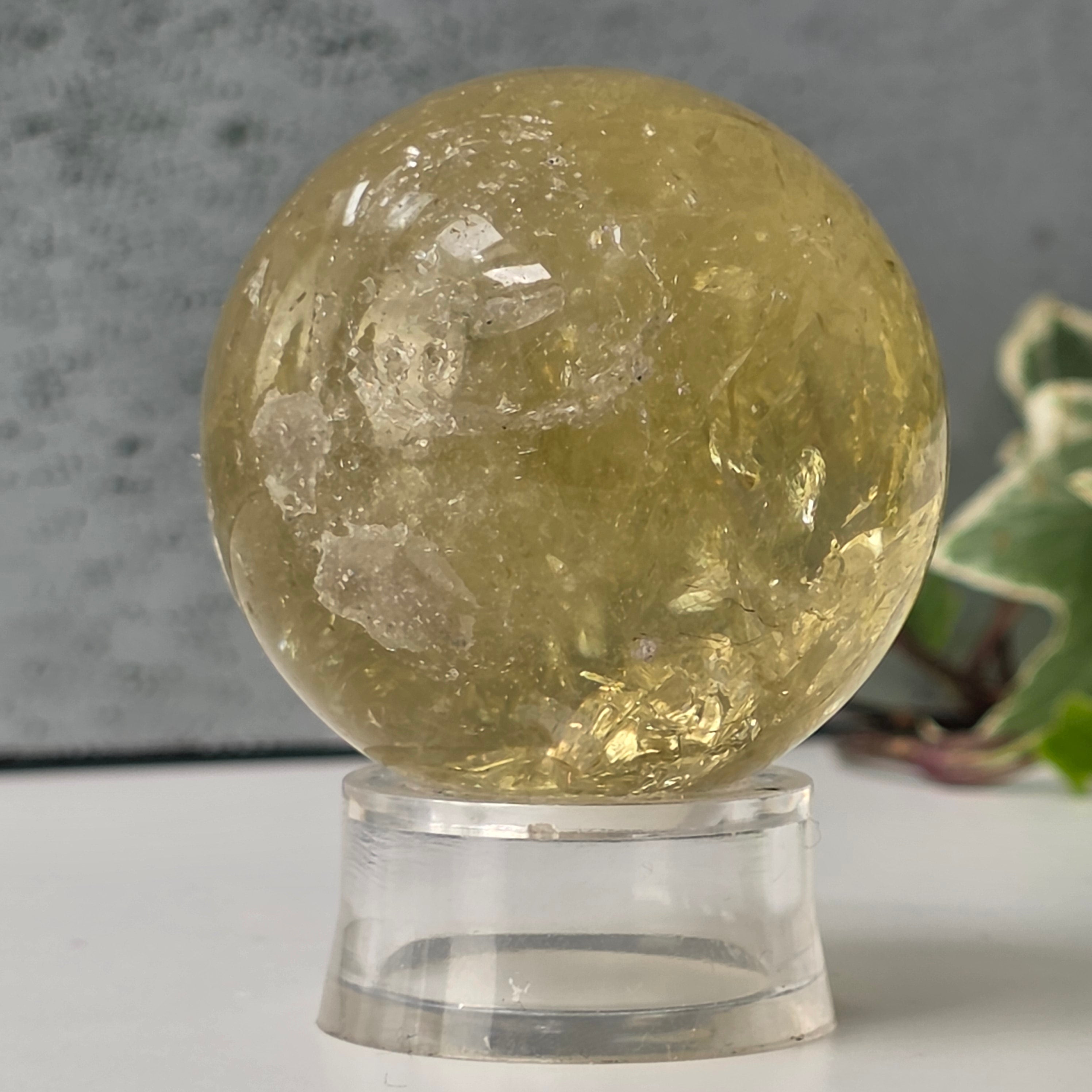 Sfera citrin Brazilia calitate AAA model 7