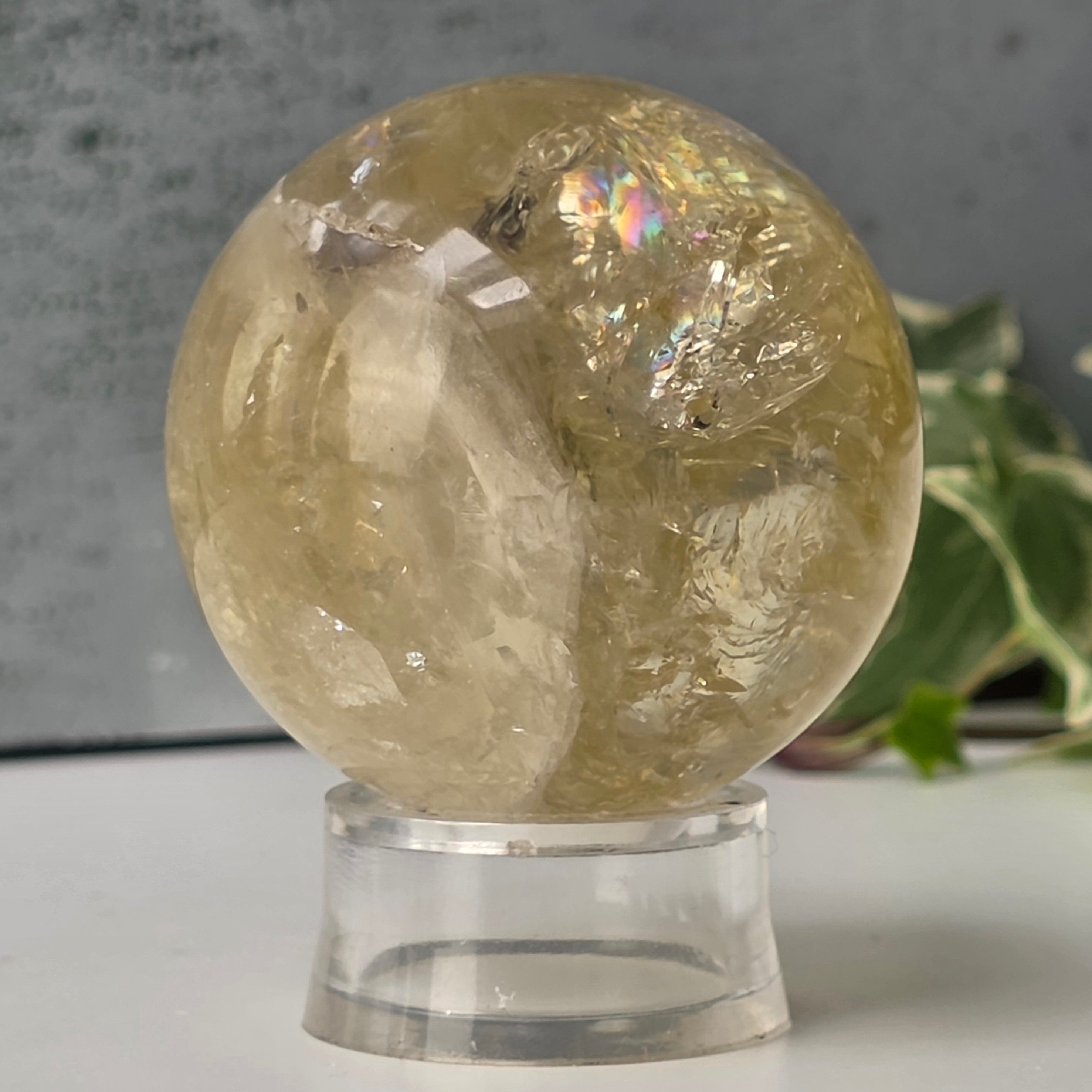 Sfera citrin Brazilia calitate AAA model 8