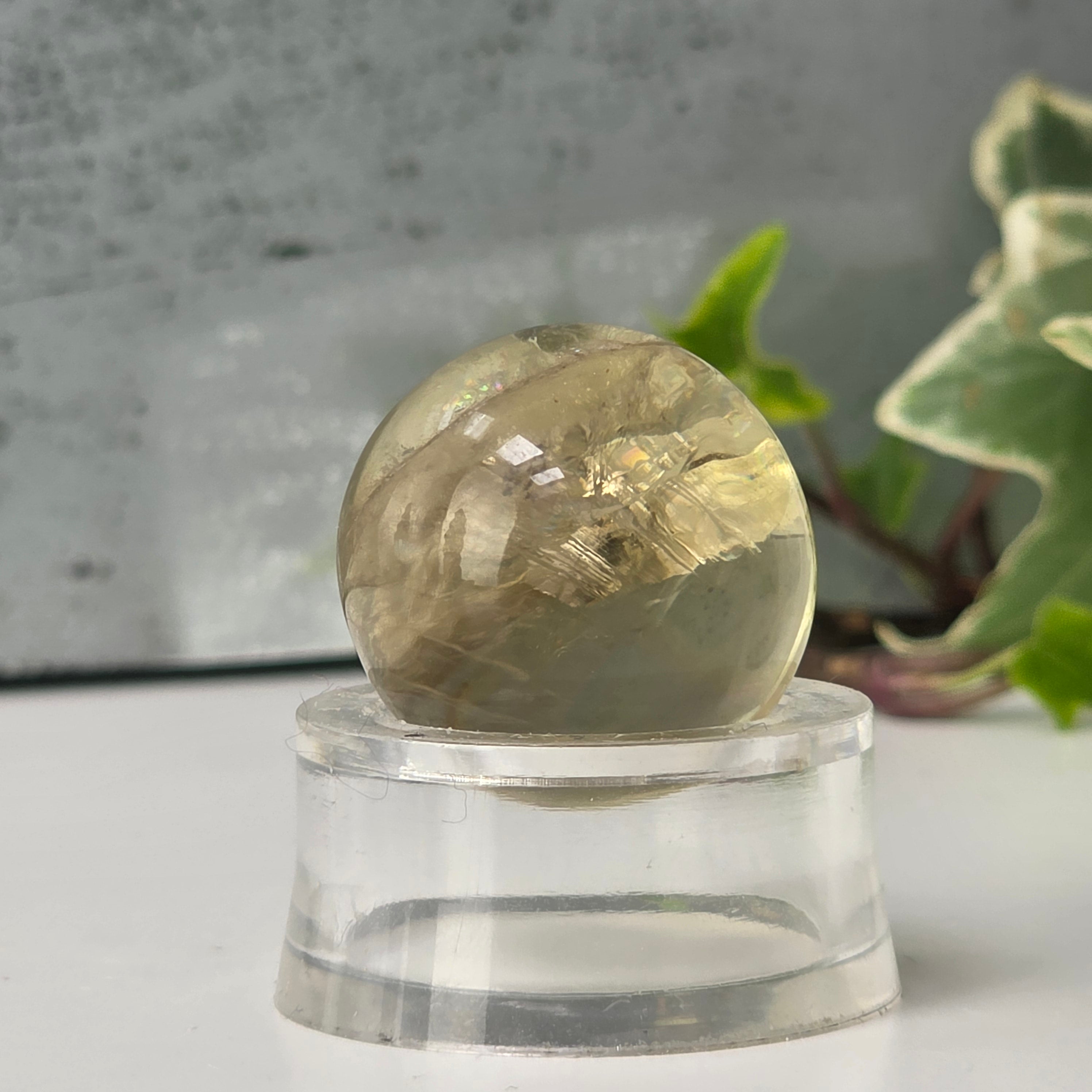 Sfera citrin Brazilia calitate AB | Model 4