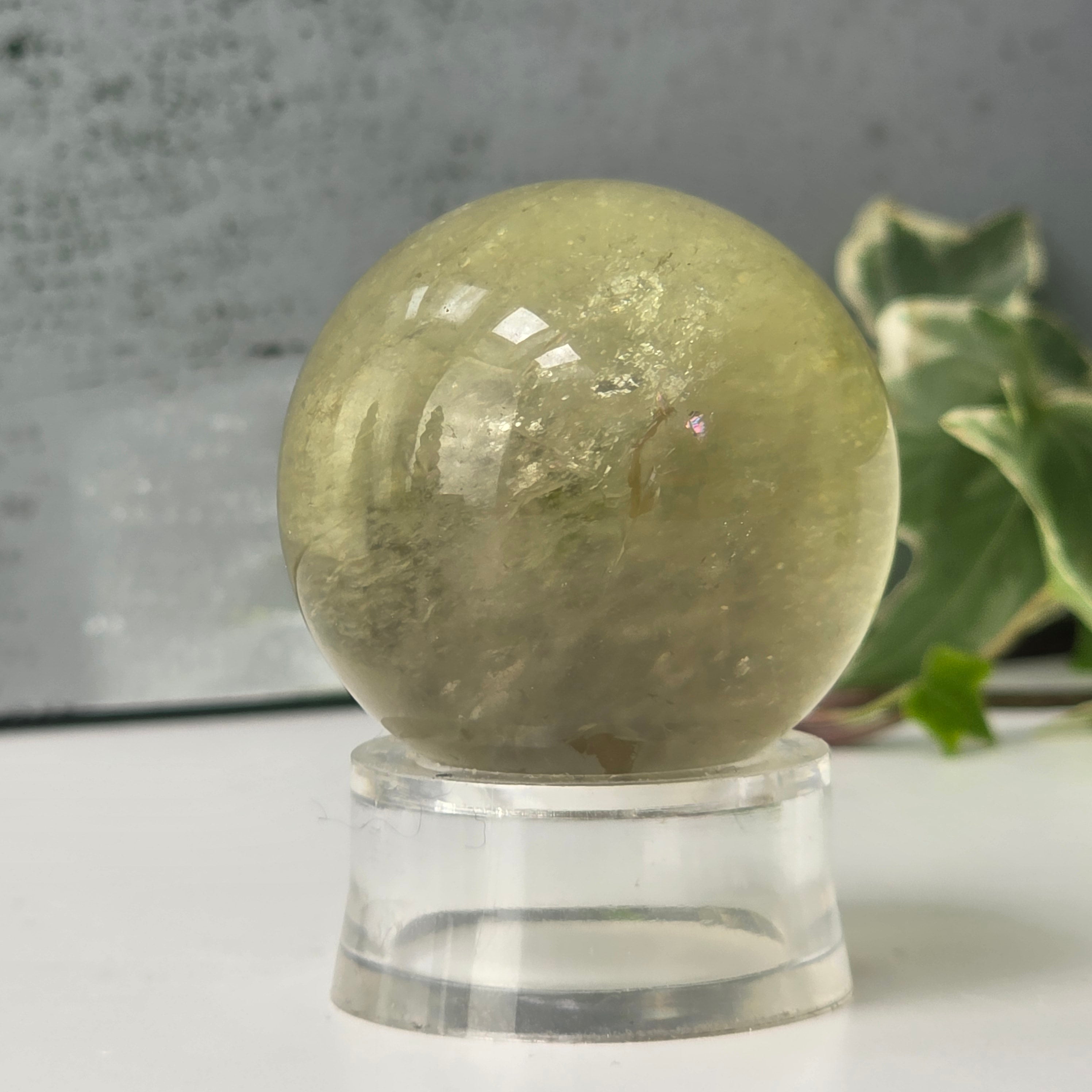 Sfera citrin Brazilia calitate AB | Model 5