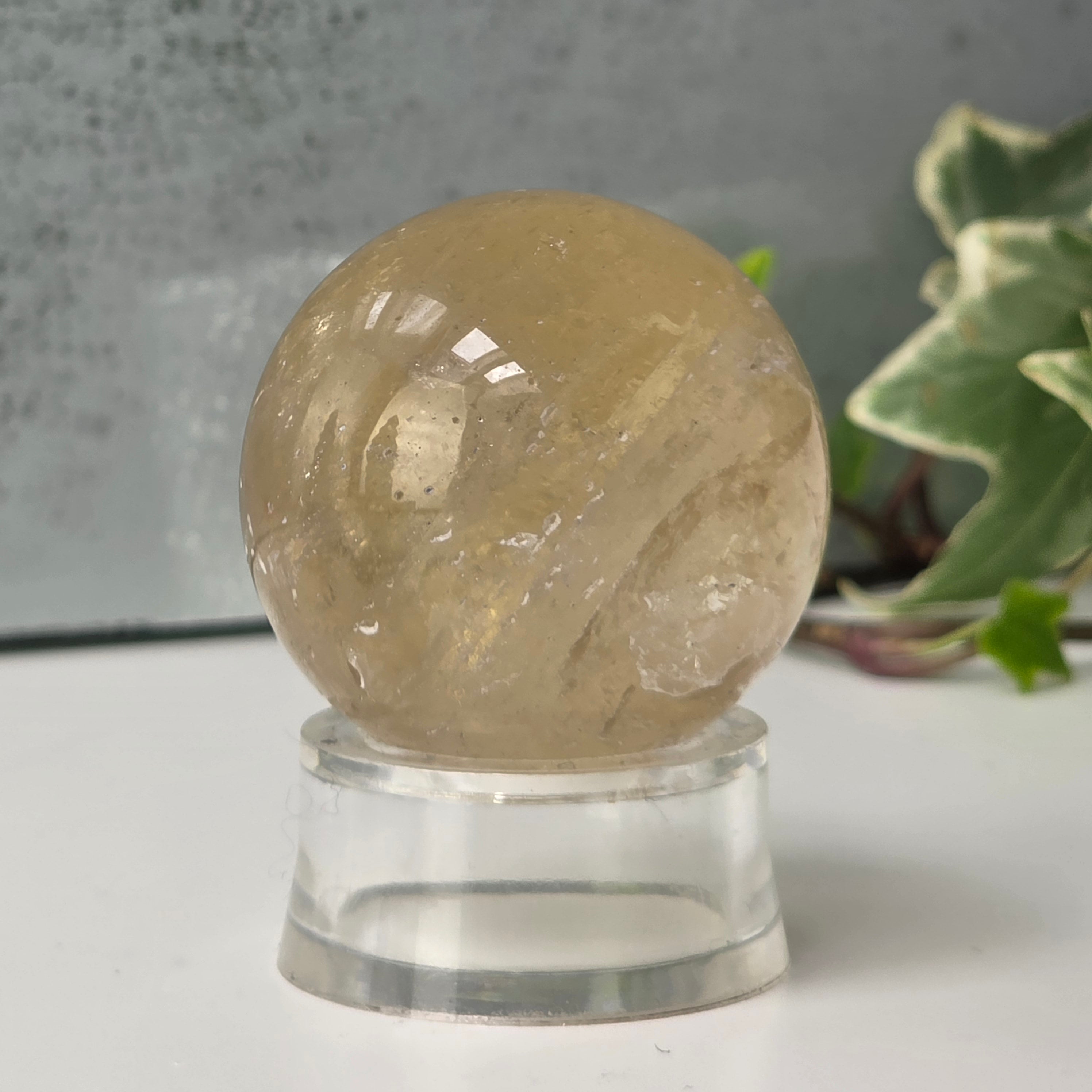 Sfera citrin Brazilia calitate AB | Model 7