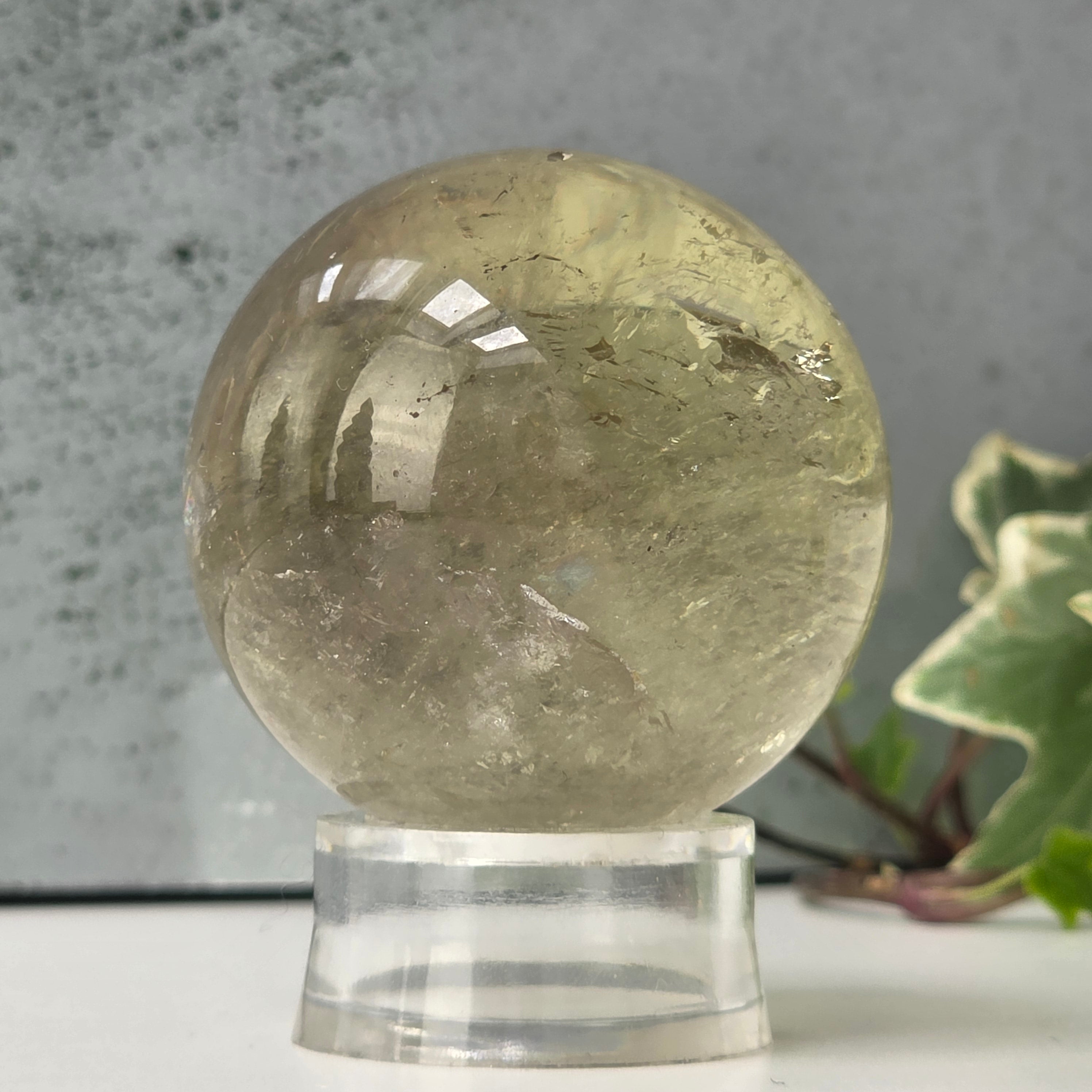 Sfera citrin Brazilia calitate AB | Model 8