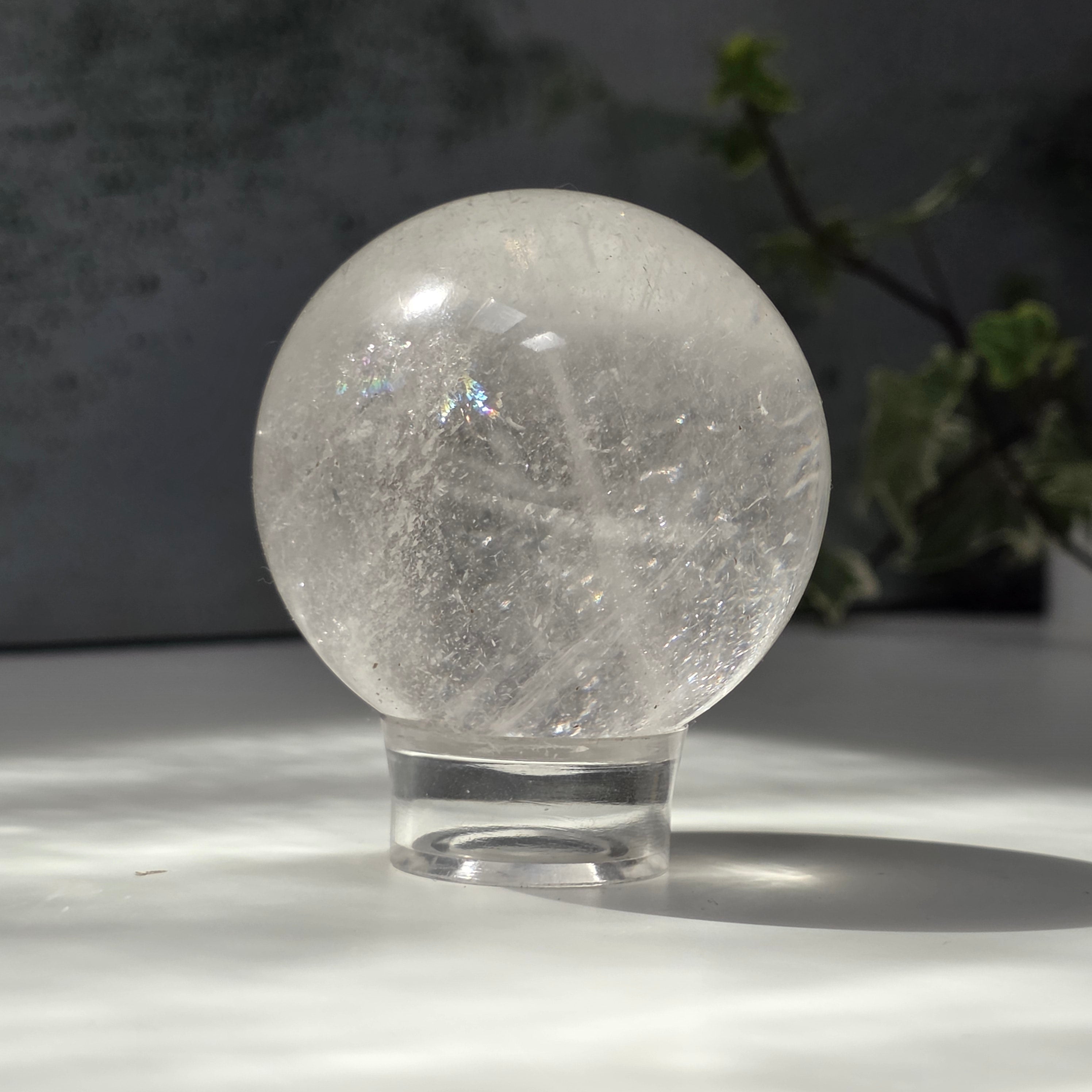 Sfera cuart incolor/ cristal de stanca | Model 26