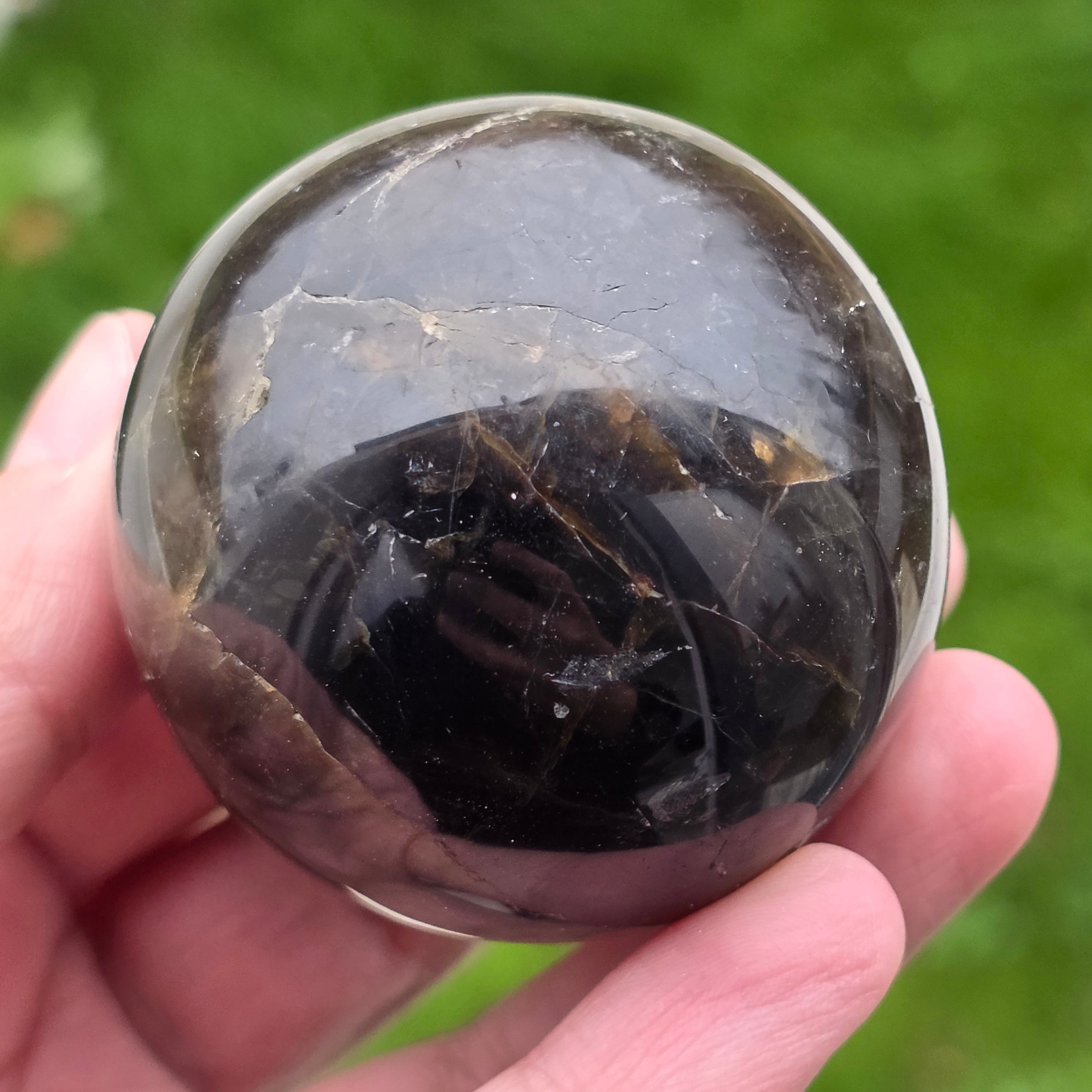 Sfera cuart morion fumuriu | Model 3
