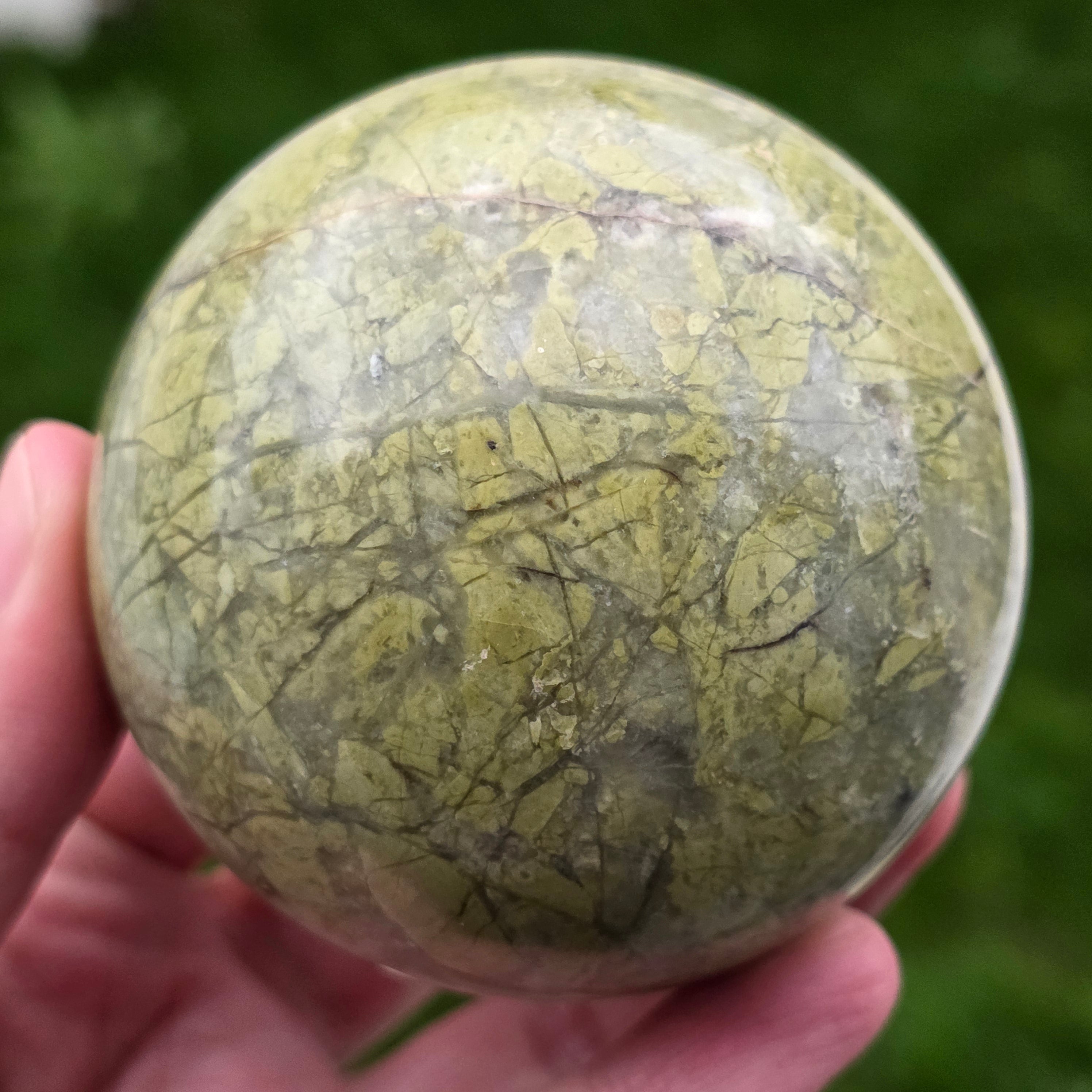 Sfera cuart verde | Model 2