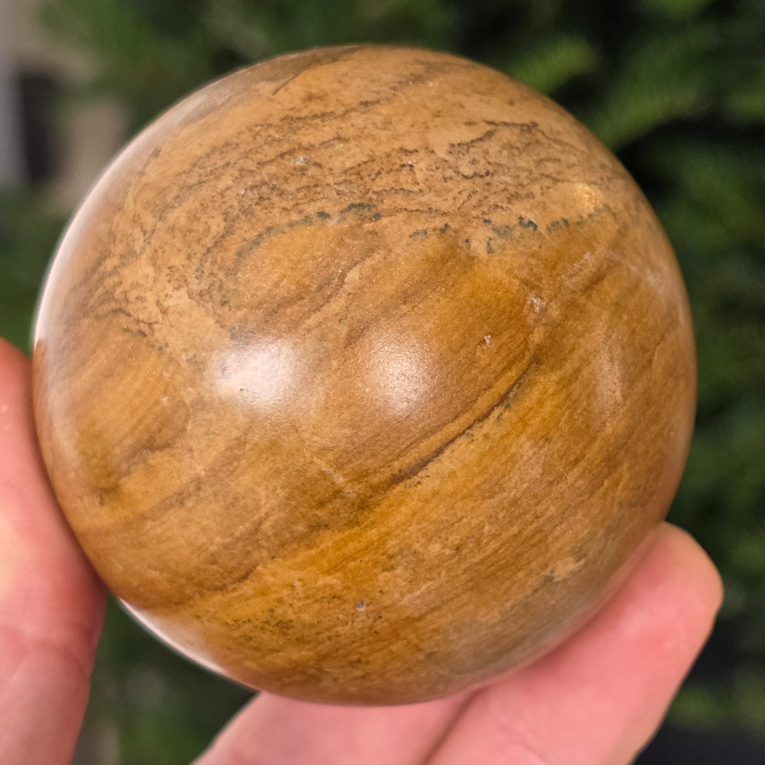 Sfera jasp galben | model 2
