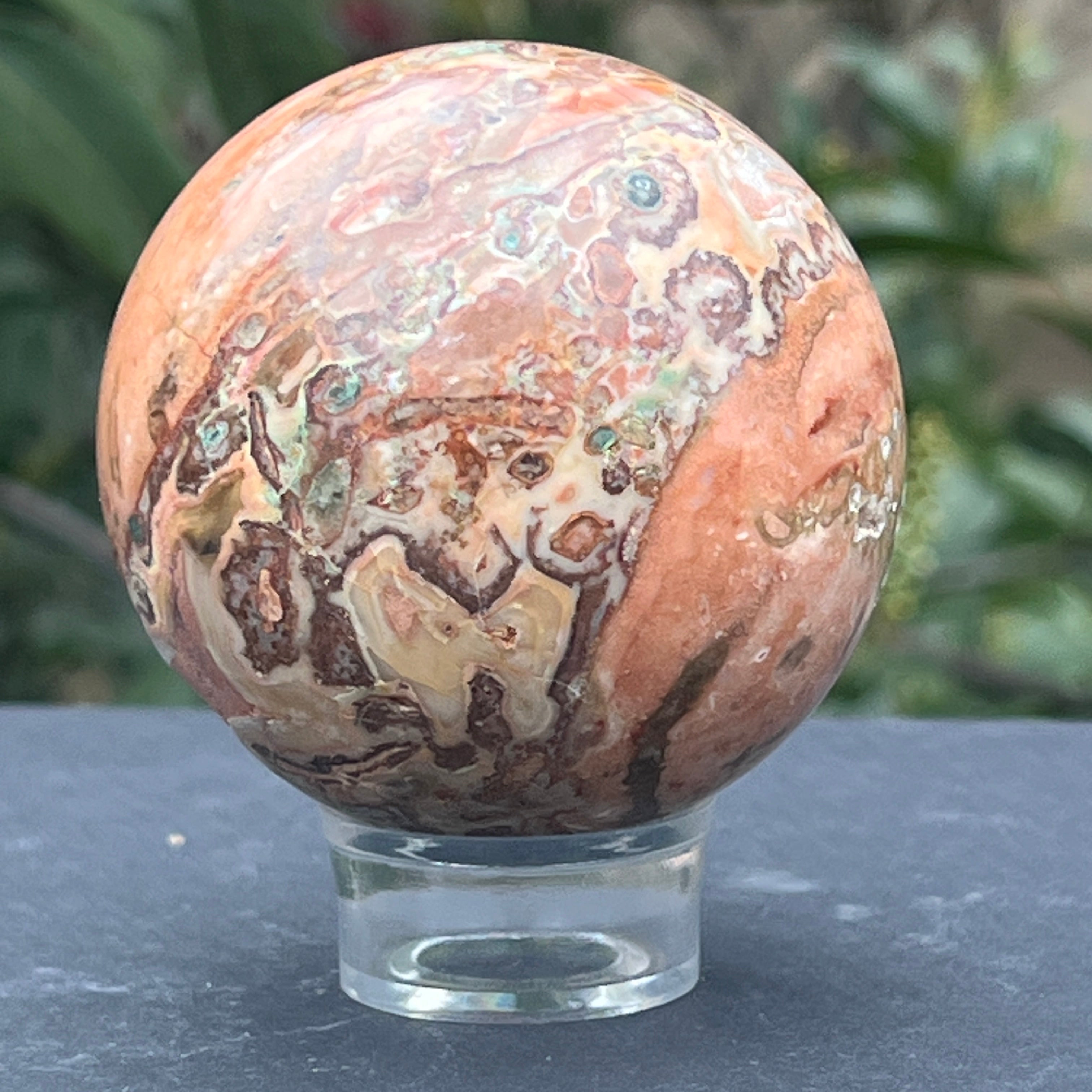 Sfera jasp peisaj ( landscape) din Namibia model 3