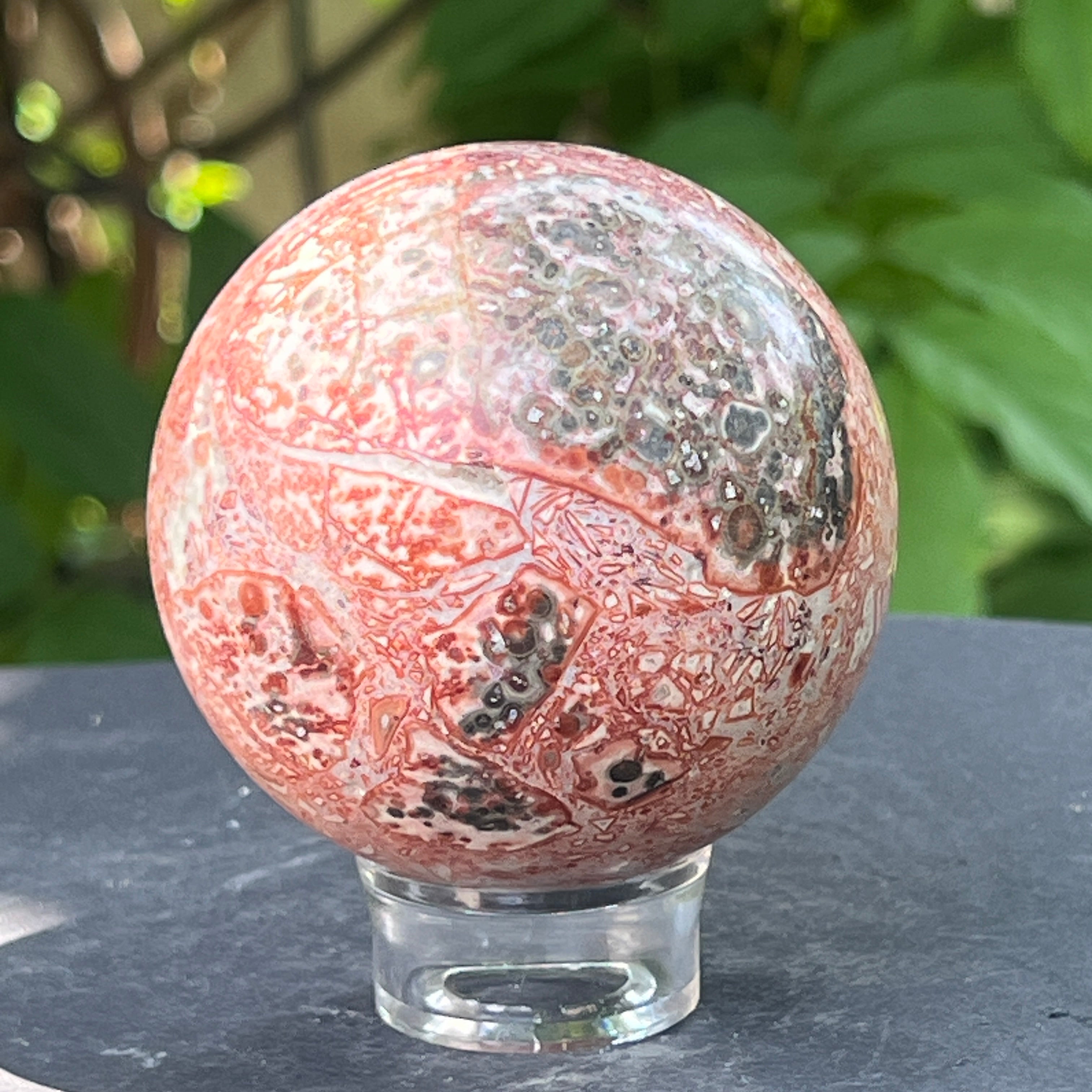 Sfera jasp piele de sarpe din Australia model 5