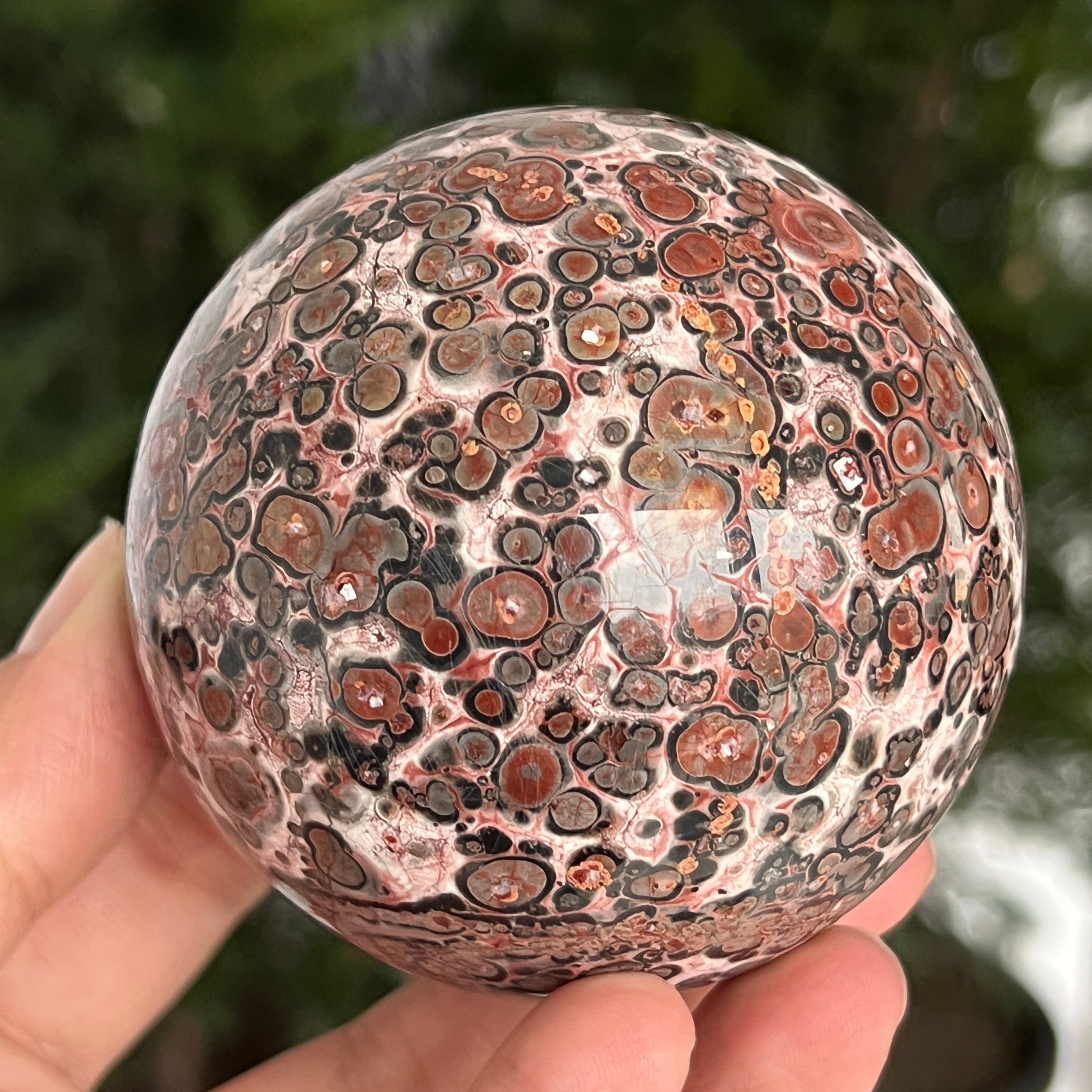 Sfera jasp piele de sarpe din Australia model 7