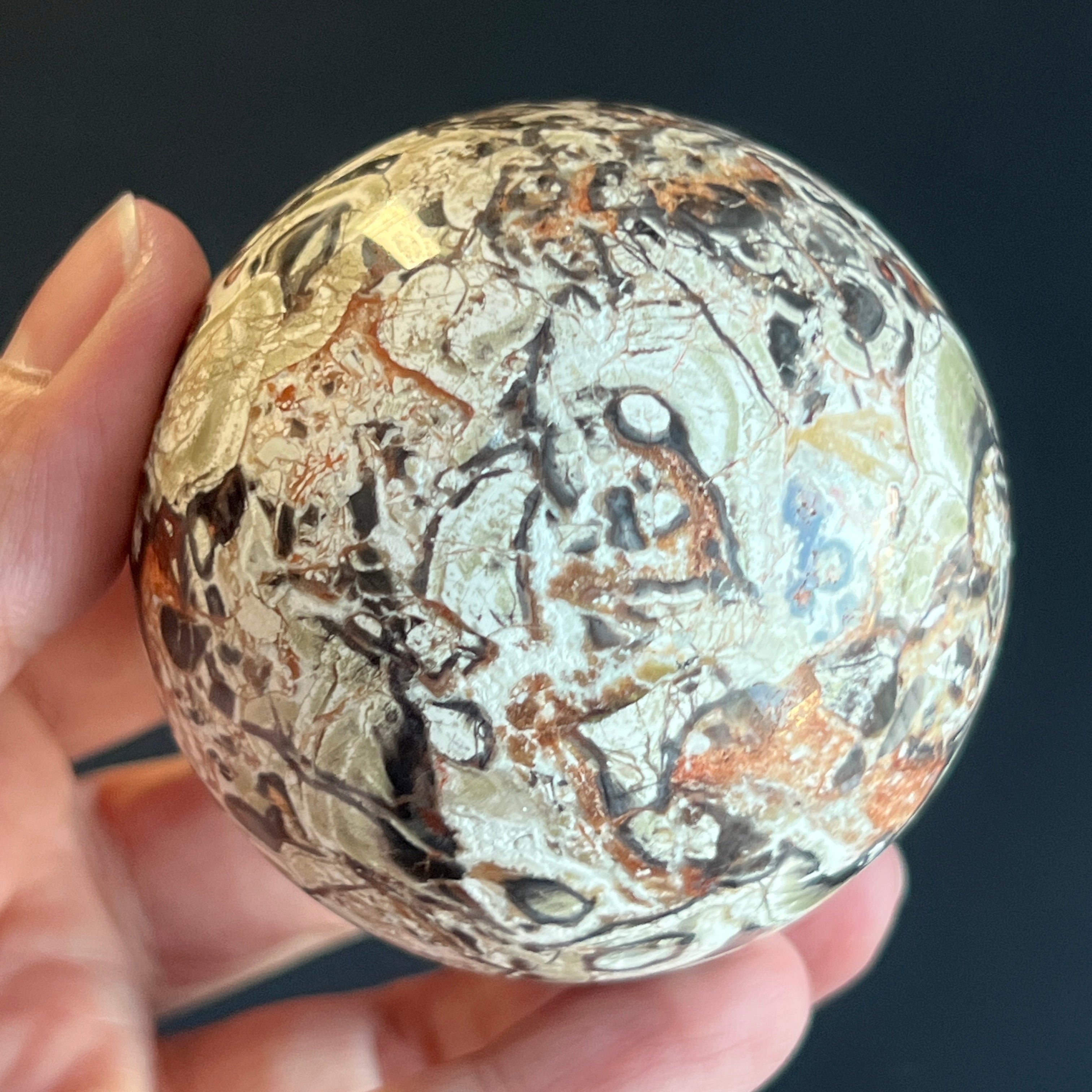 Sfera jasp rosu Breccia | M2