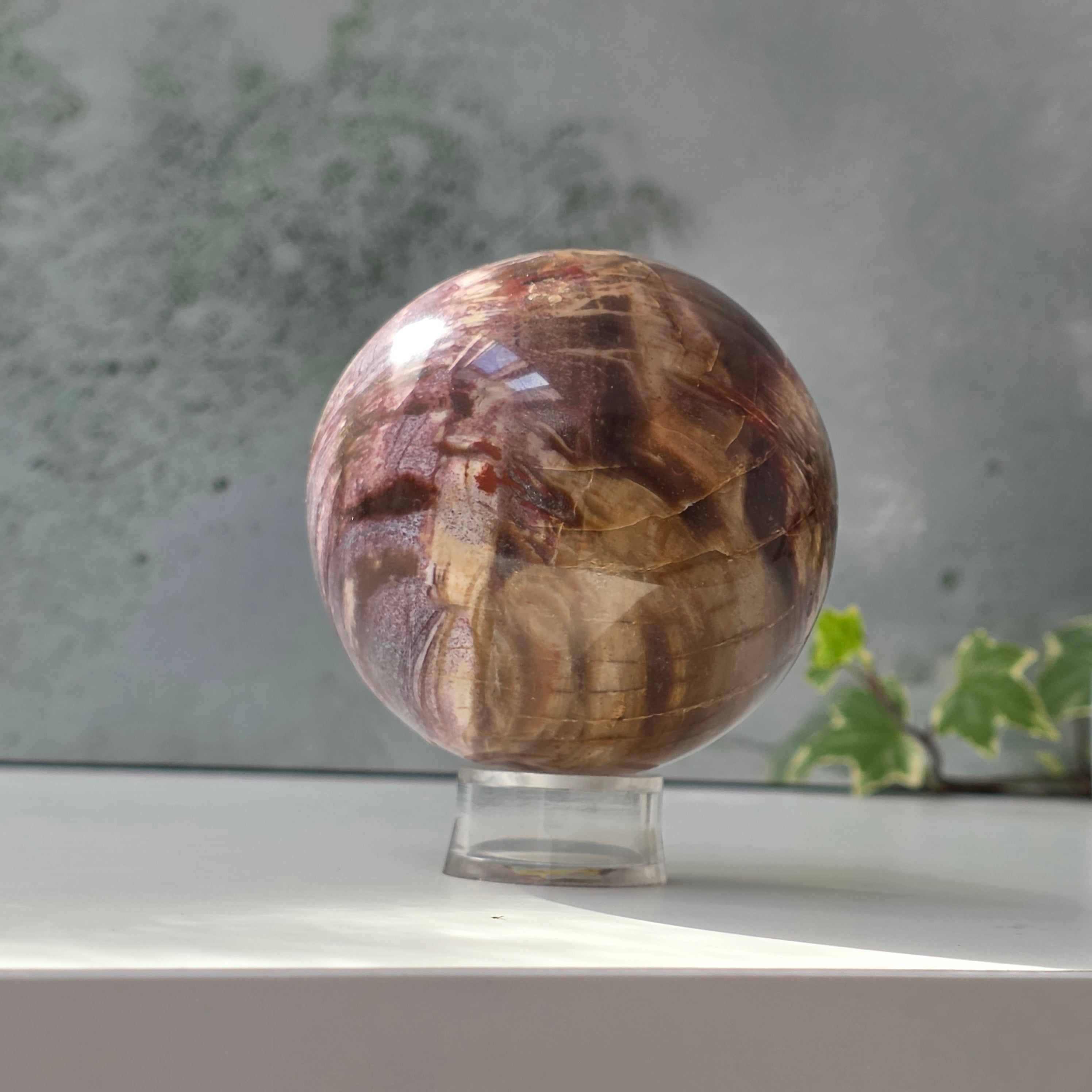 Sfera lemn pietrificat | Model 6