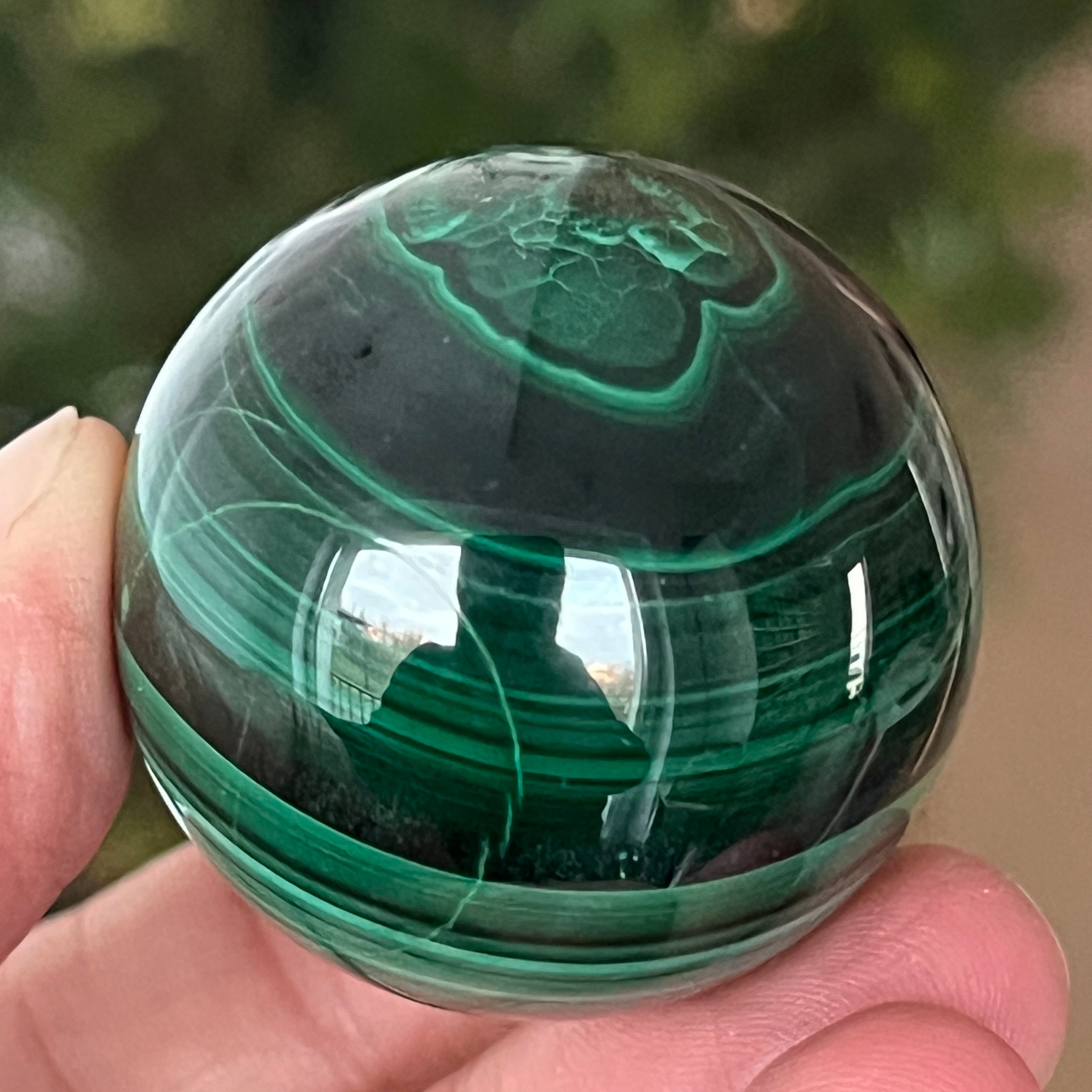 Sfera malachit | Model 4