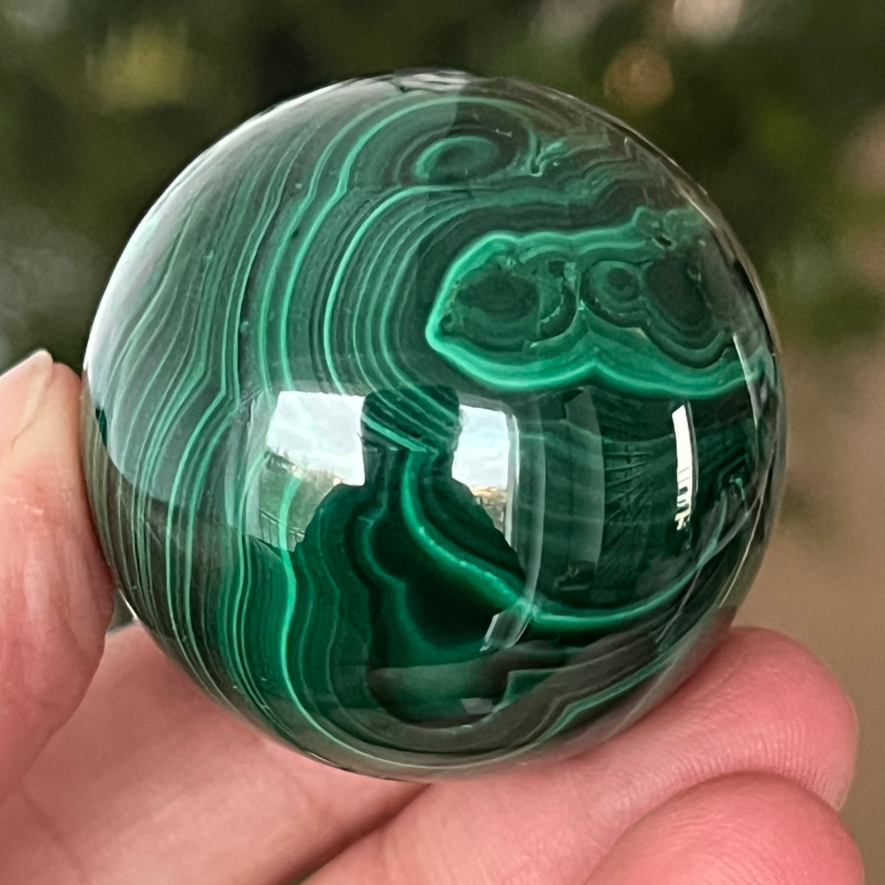 Sfera malachit | Model 5