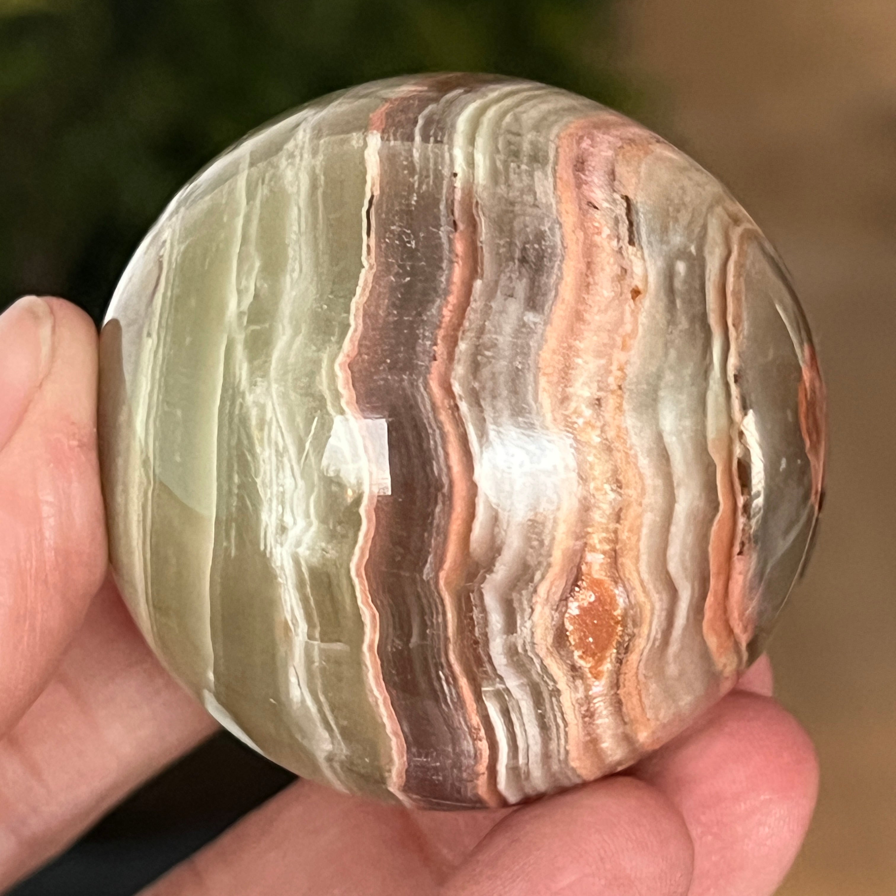 Sfera onix verde | Model 6