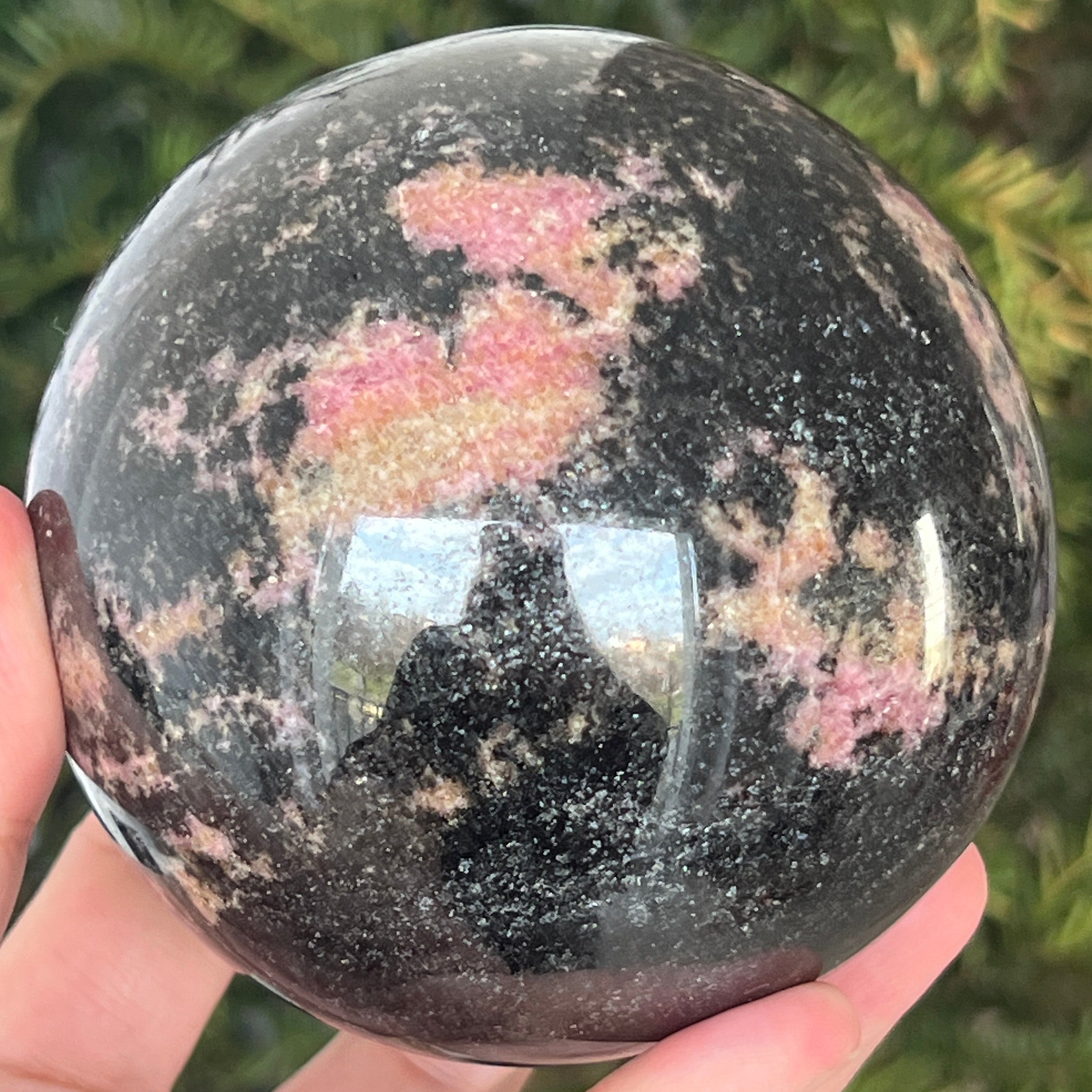 Sfera rodonit Madagascar | Model XL1