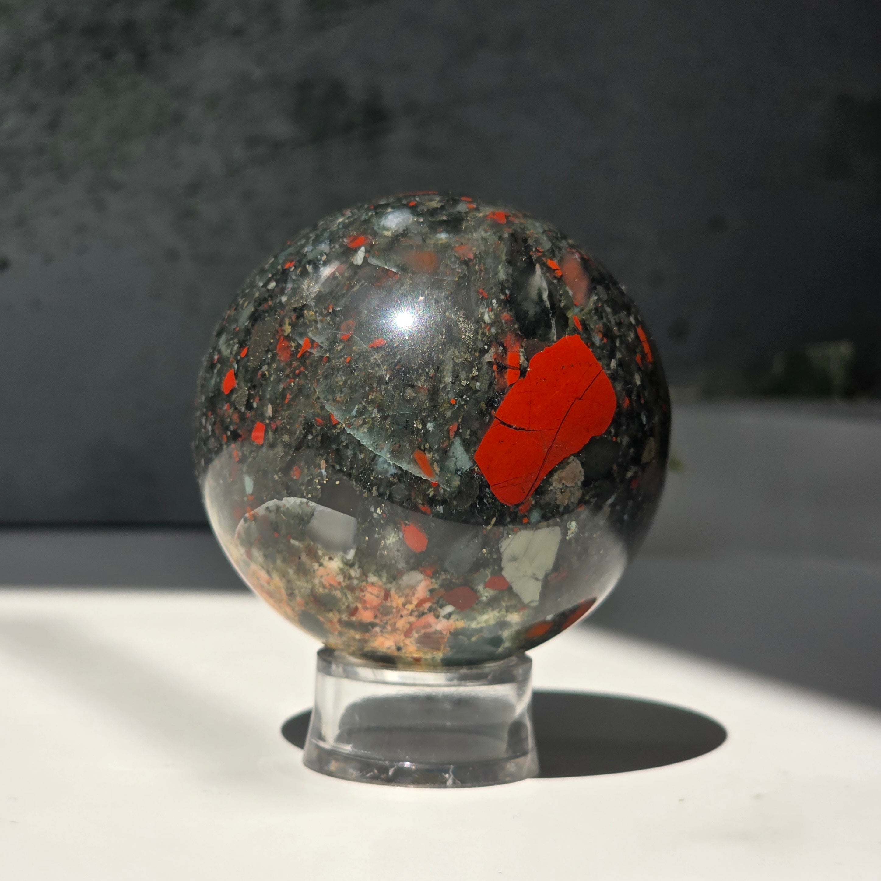 Sfera seftonit piatra sangelui | Model 11
