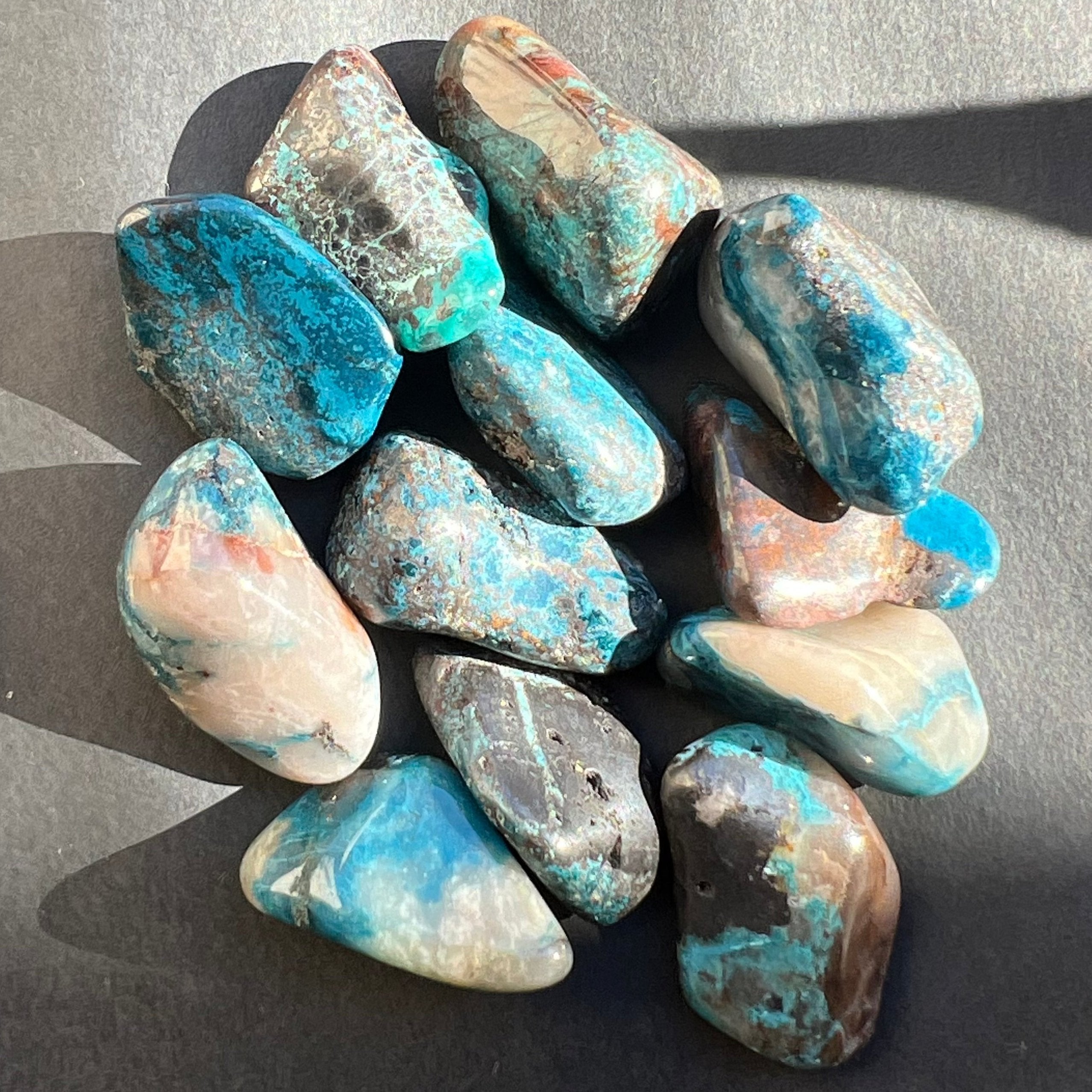 Shattuckite piatra rulata