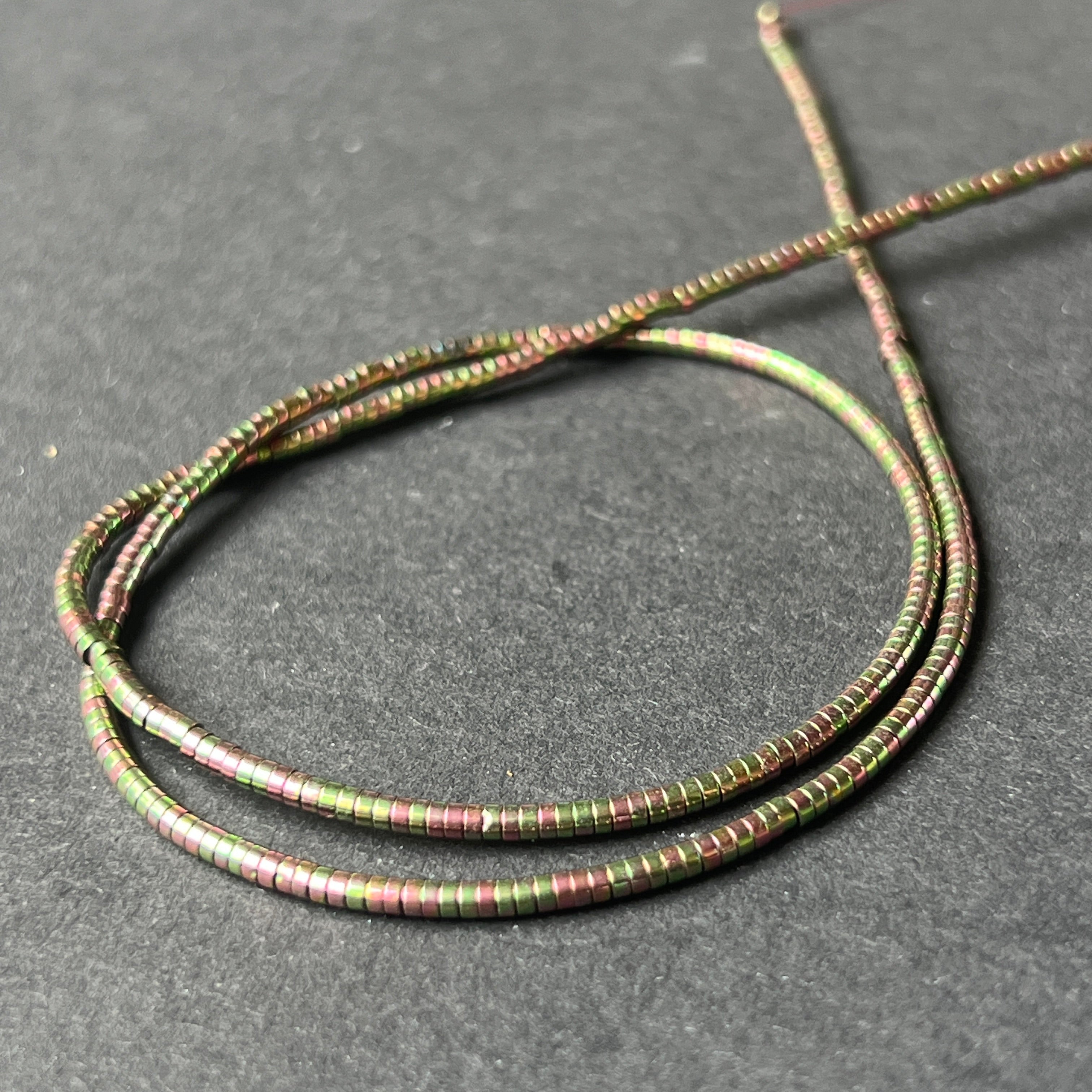 Sirag margele pietre semipretioase HEMATIT RAINBOW