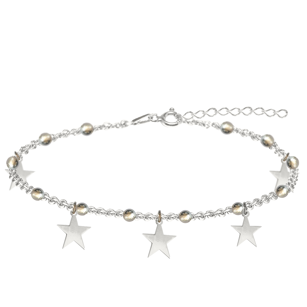 Sirius - Bratara personalizata tip salba cu stelute din argint 925