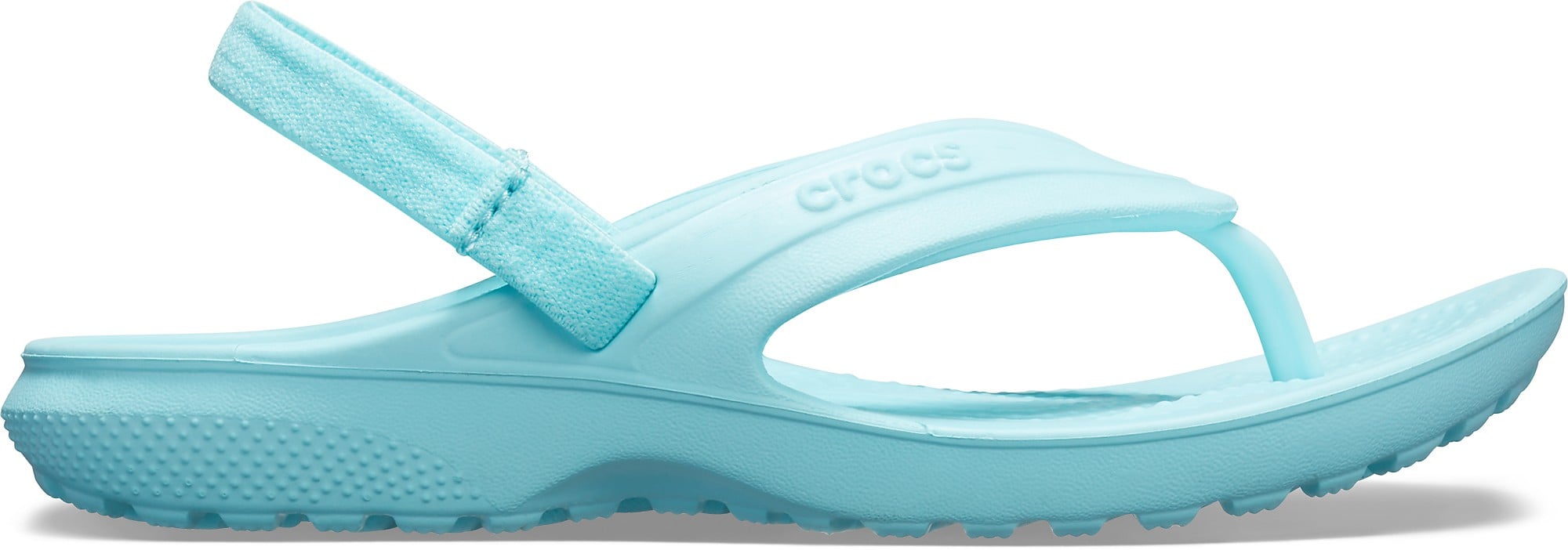 Slapi Crocs Classic Flip Kids Albastru deschis - Ice Blue - poza 1