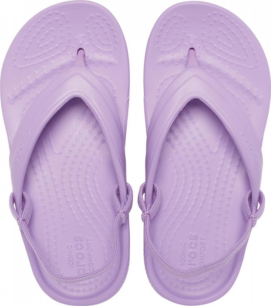 Slapi Crocs Classic Flip Kids Mov - Orchid - poza 2