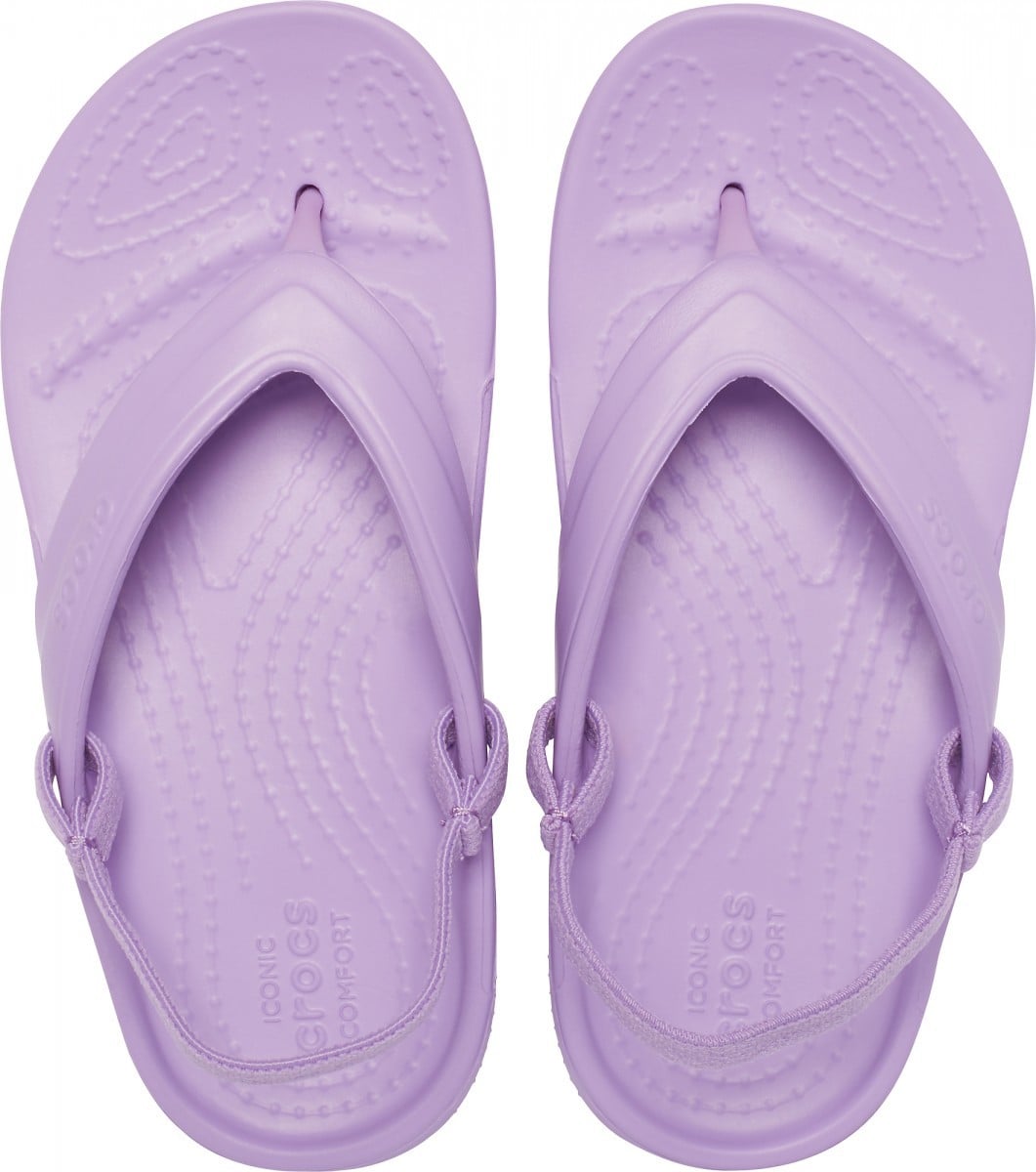 Slapi Crocs Classic Flip Kids Mov - Orchid - poza 2