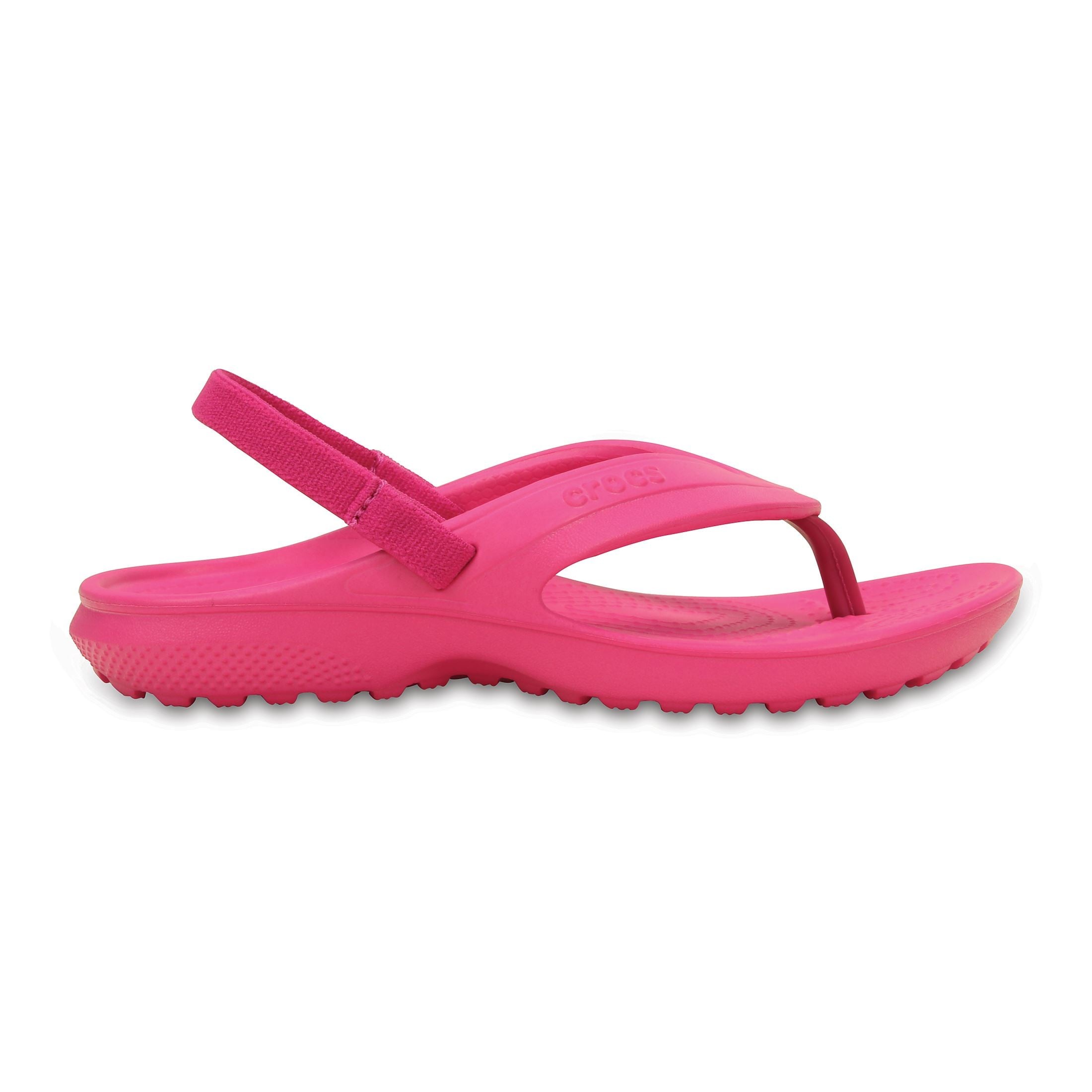 Slapi Crocs Classic Flip Kids Roz - Candy Pink - poza 1