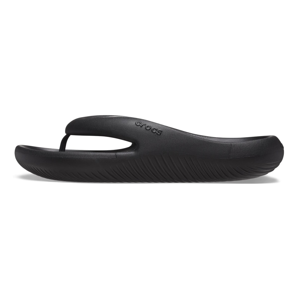 Șlapi Crocs Classic Mellow Flip Negru - Black - poza 3