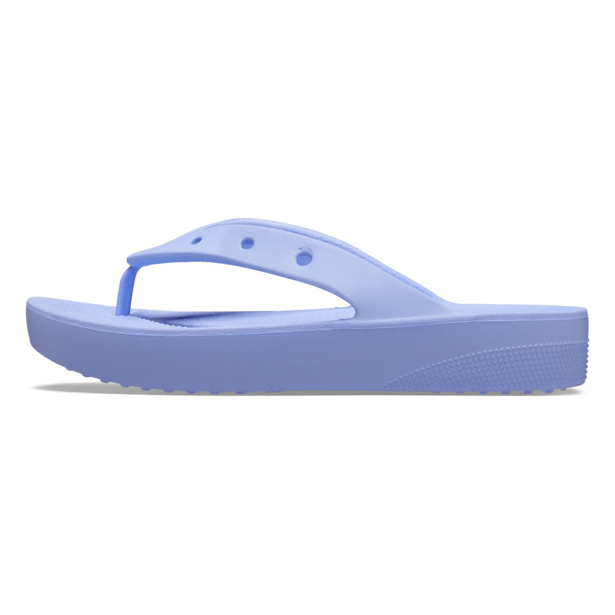 Slapi Crocs Classic Platform Flip Mov - Moon Jelly - poza 3