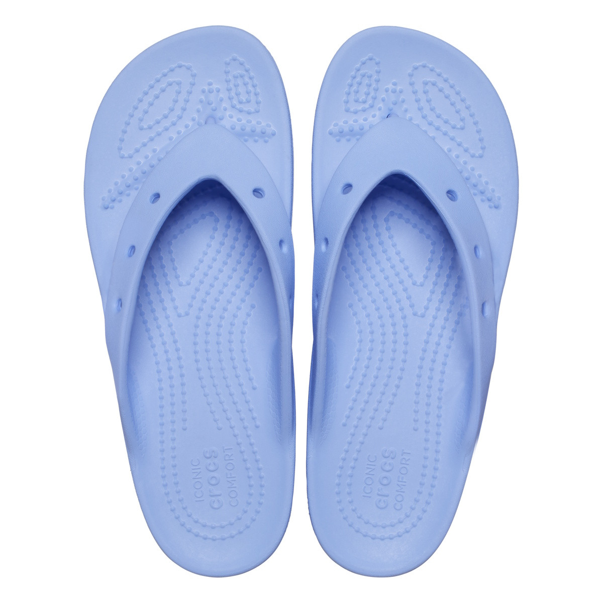 Slapi Crocs Classic Platform Flip Mov - Moon Jelly - poza 4
