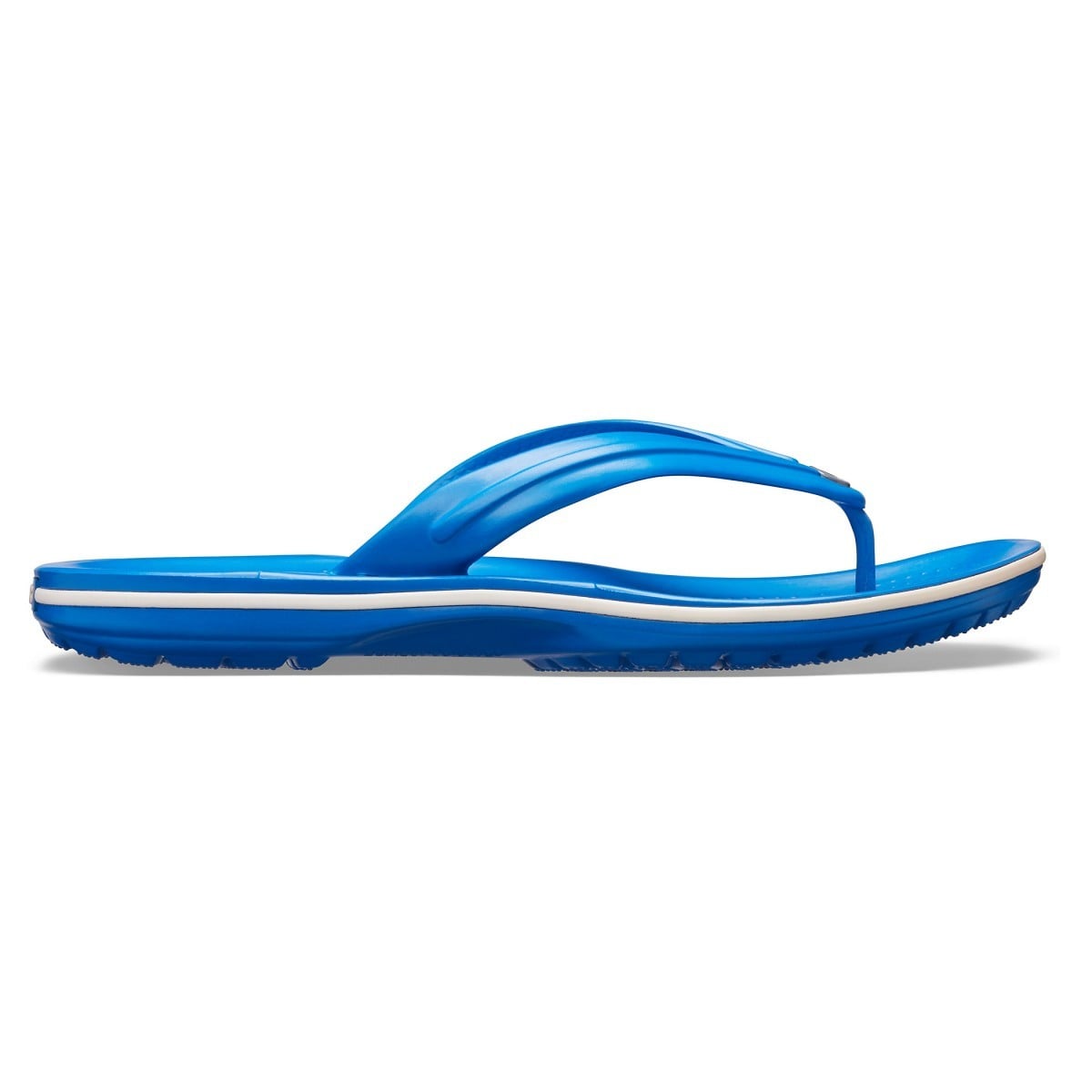 Slapi Crocs Crocband Flip Albastru - Bright Cobalt/White - poza 1