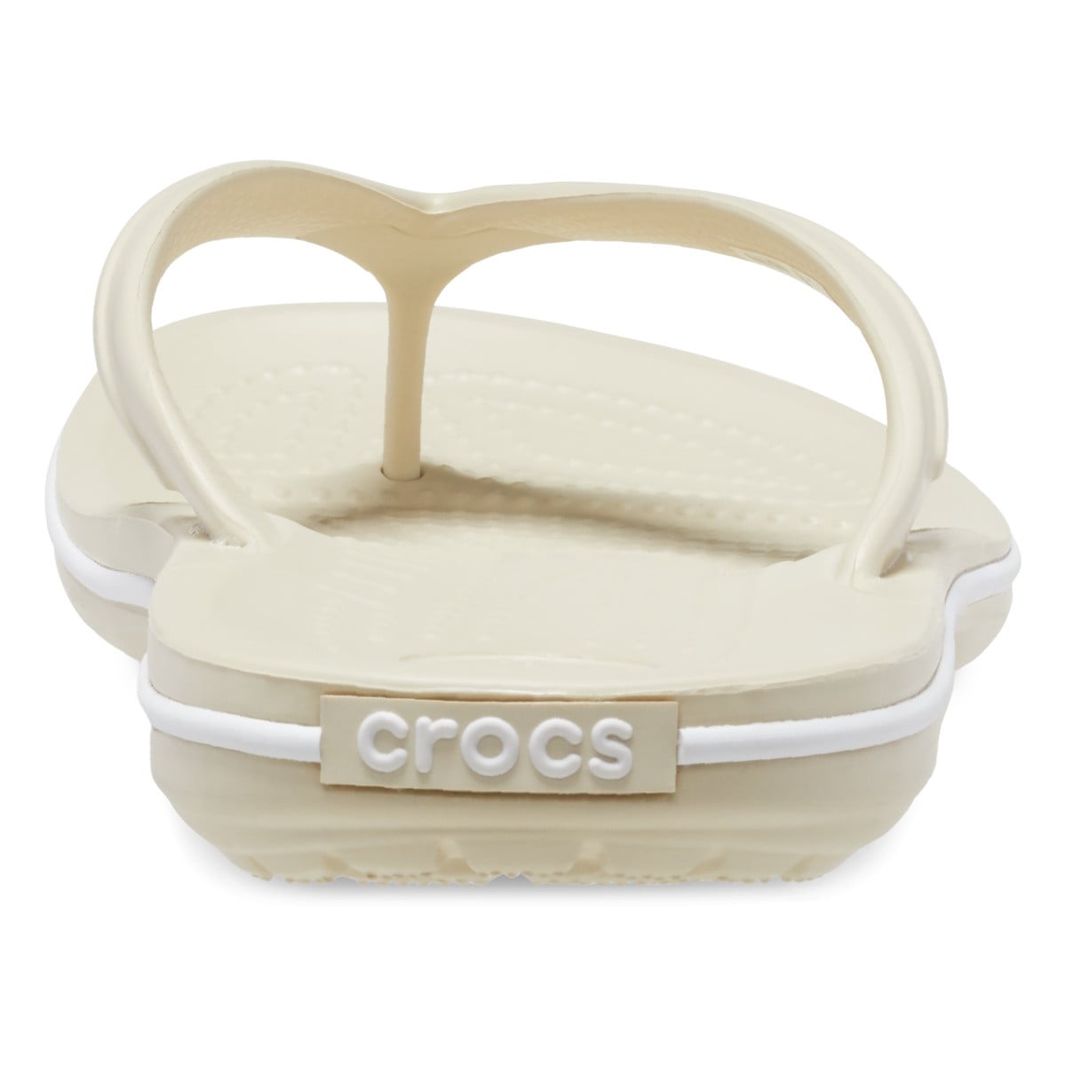 Slapi Crocs Crocband Flip Bej - Bone - poza 5