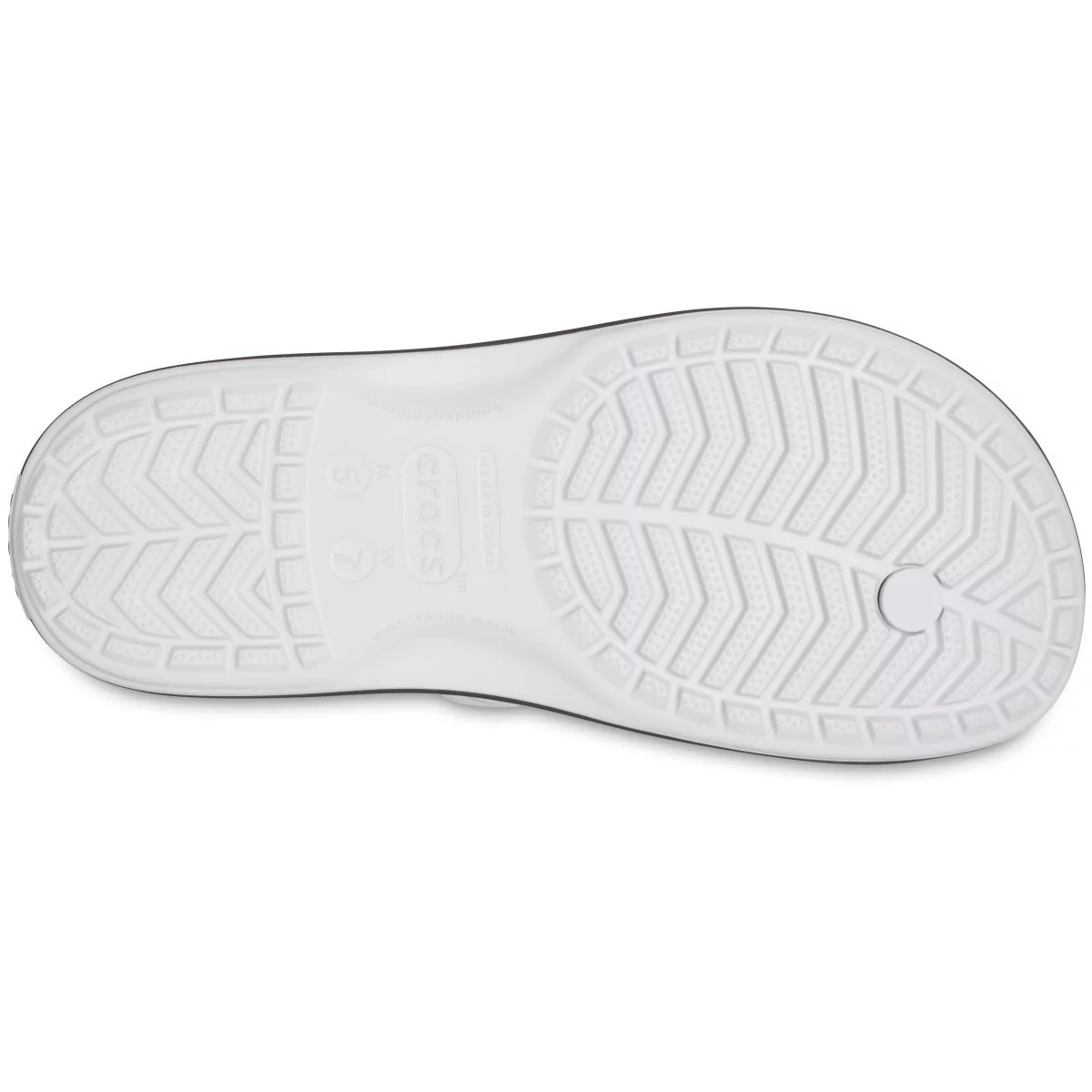 Slapi Crocs Crocband Flip Gri - Atmosphere - poza 3