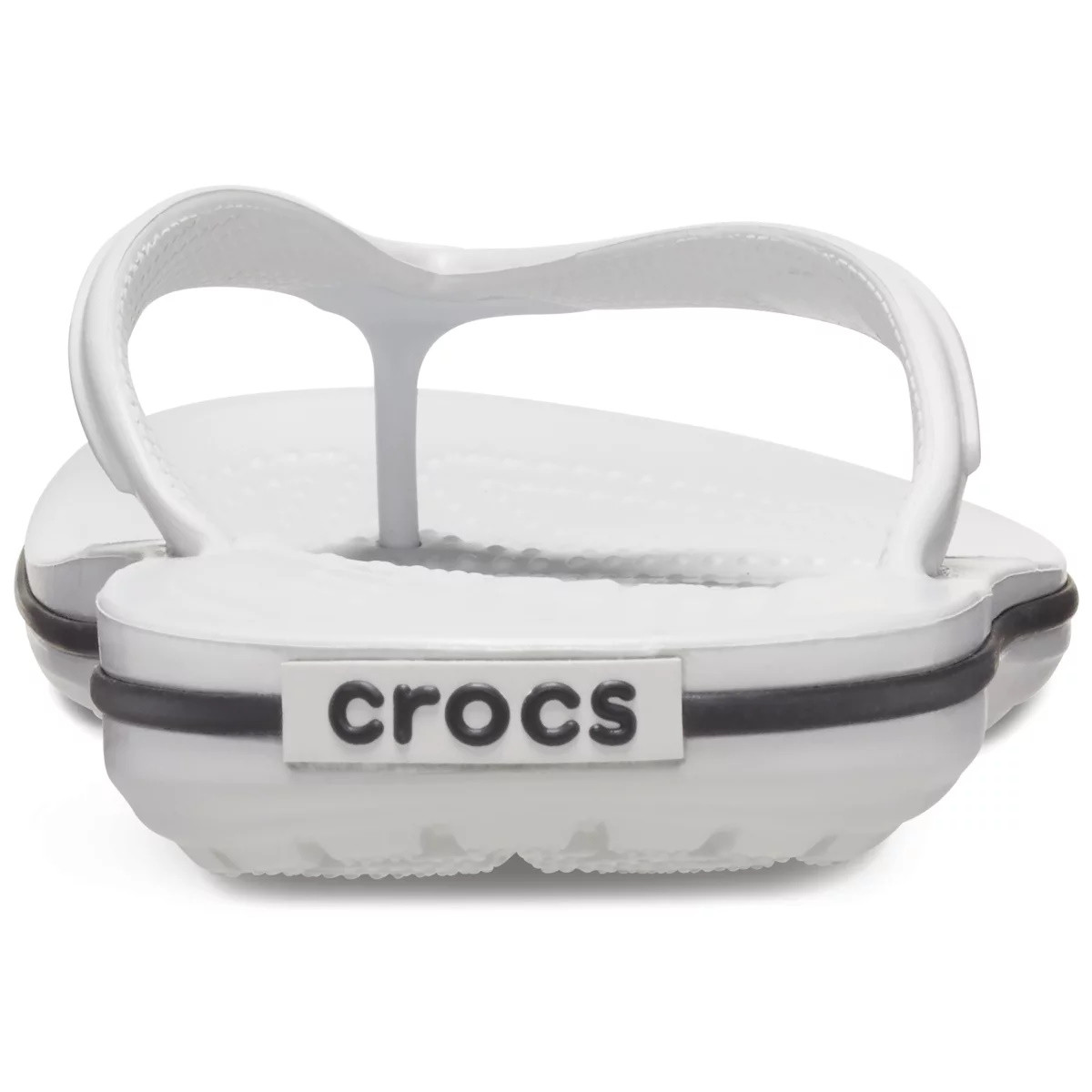 Slapi Crocs Crocband Flip Gri - Atmosphere - poza 5