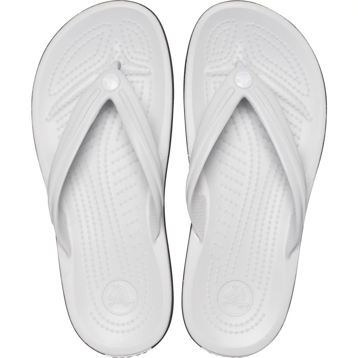 Slapi Crocs Crocband Flip Gri - Atmosphere - poza 2