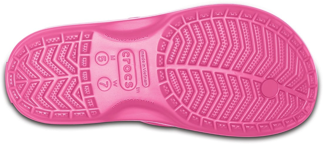 Slapi Crocs Crocband Flip Roz - Paradise Pink - poza 4