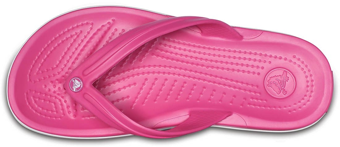 Slapi Crocs Crocband Flip Roz - Paradise Pink - poza 3