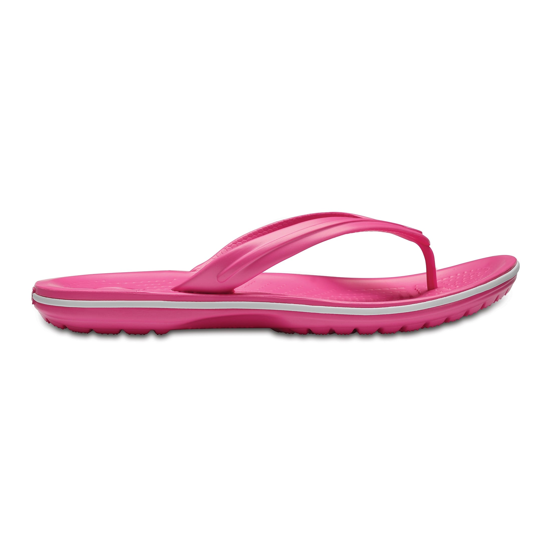 Slapi Crocs Crocband Flip Roz - Paradise Pink - poza 1