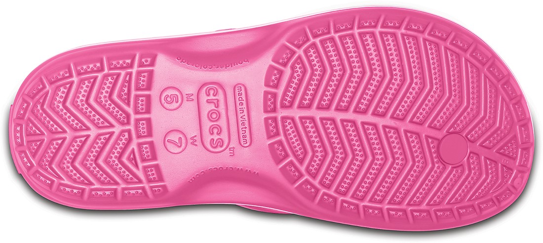 Slapi Crocs Crocband Flip Roz - Paradise Pink - poza 4