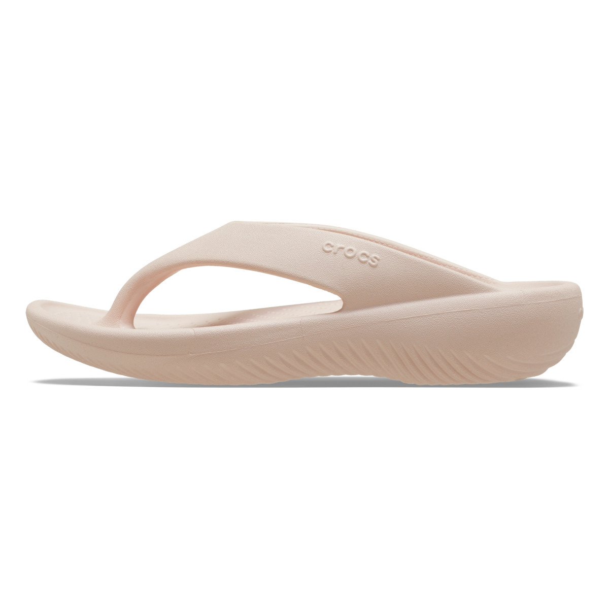 Slapi Crocs Mellow Recovery Flip Roz - Quartz - poza 3