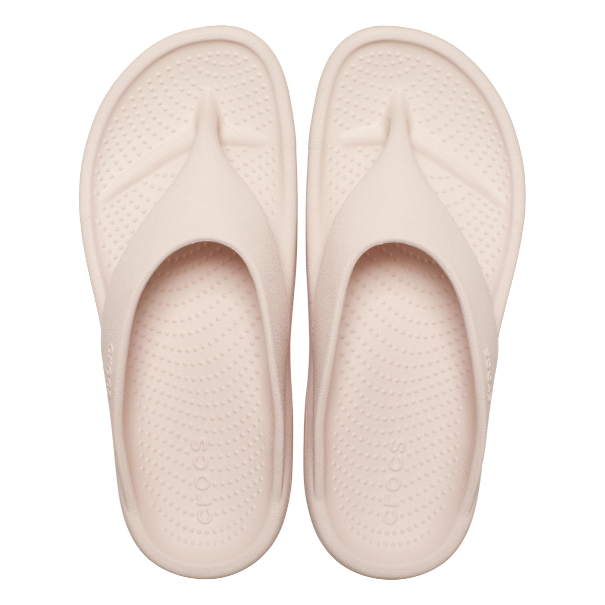 Slapi Crocs Mellow Recovery Flip Roz - Quartz - poza 5