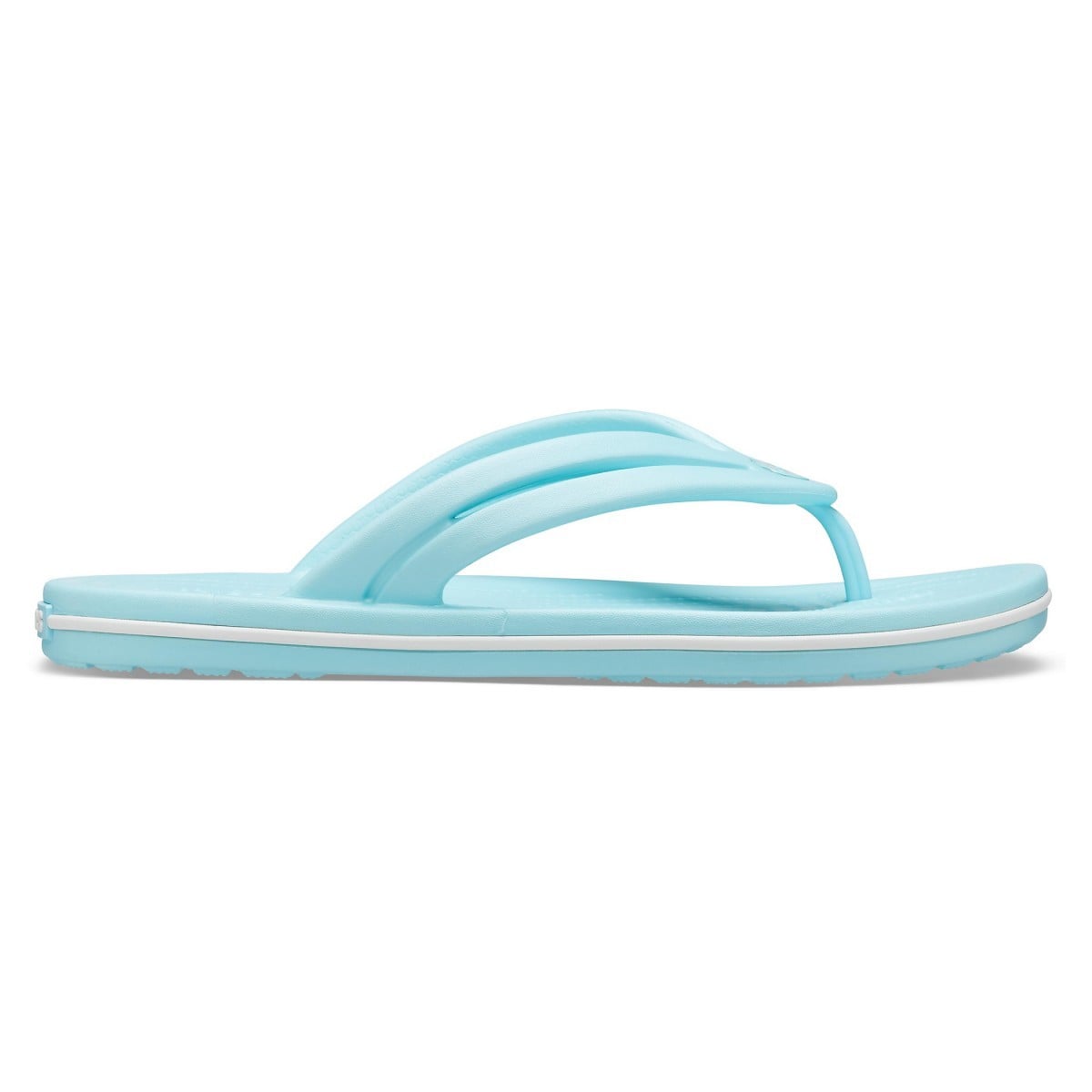 Slapi Crocs Women's Crocband Flip Albastru deschis - Ice Blue - poza 1