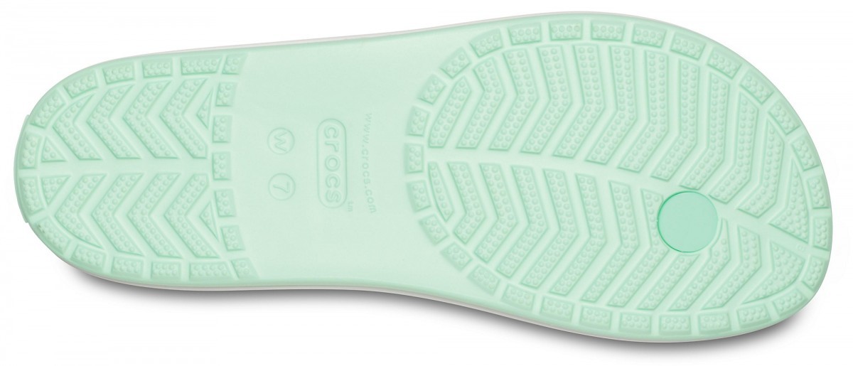 Slapi Crocs Women's Crocband Flip Verde - Neo Mint - poza 4