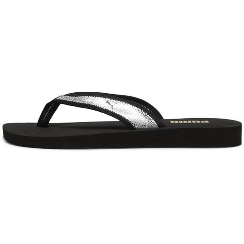 Slapi femei Puma Sandy Flip Metallic Shine 39542602 - poza 1