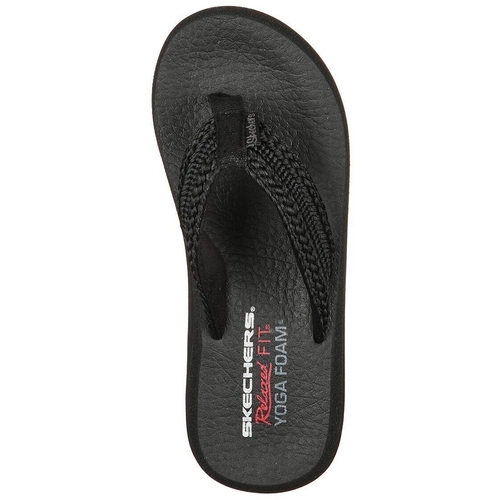 Slapi femei Skechers Asana - Hidden Valle 119107-BBK - poza 2